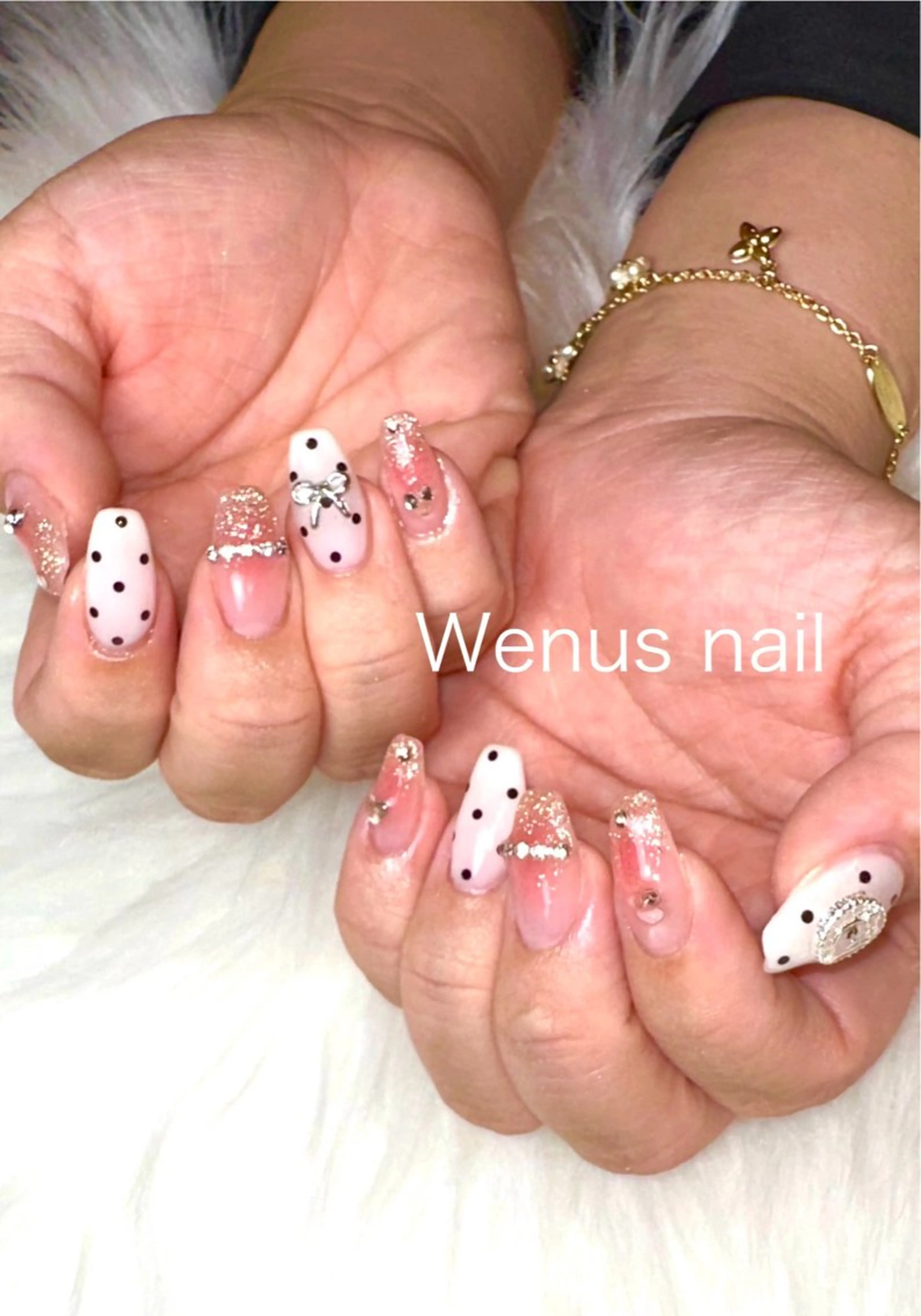 セミロング ハンドネイル wenus kahoのネイルデザイン