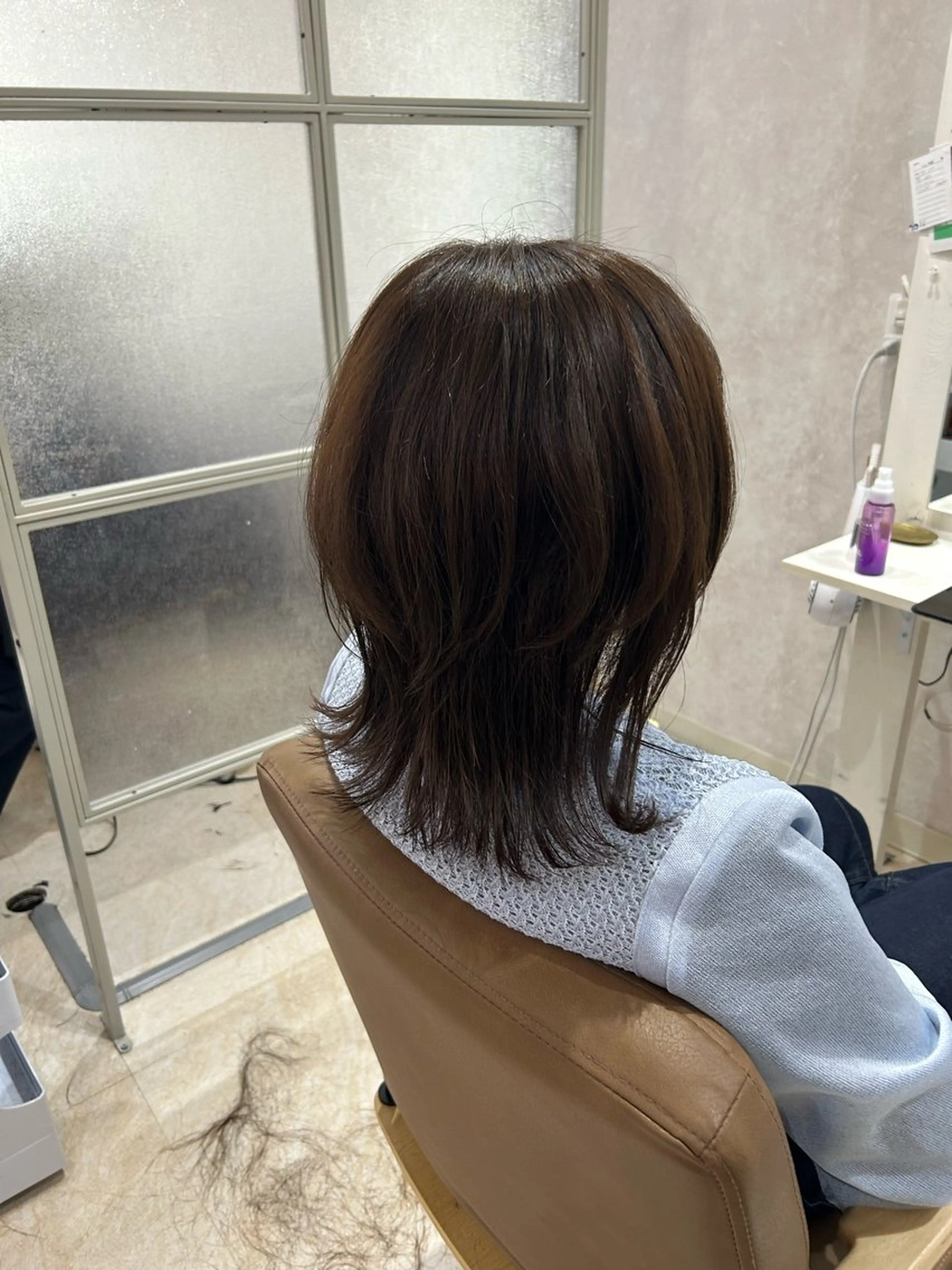 ミディアム カラー カット ヘアカラー トリートメント ヘアセット 💙まこと💙艶 カラー(Rico)のヘアスタイル