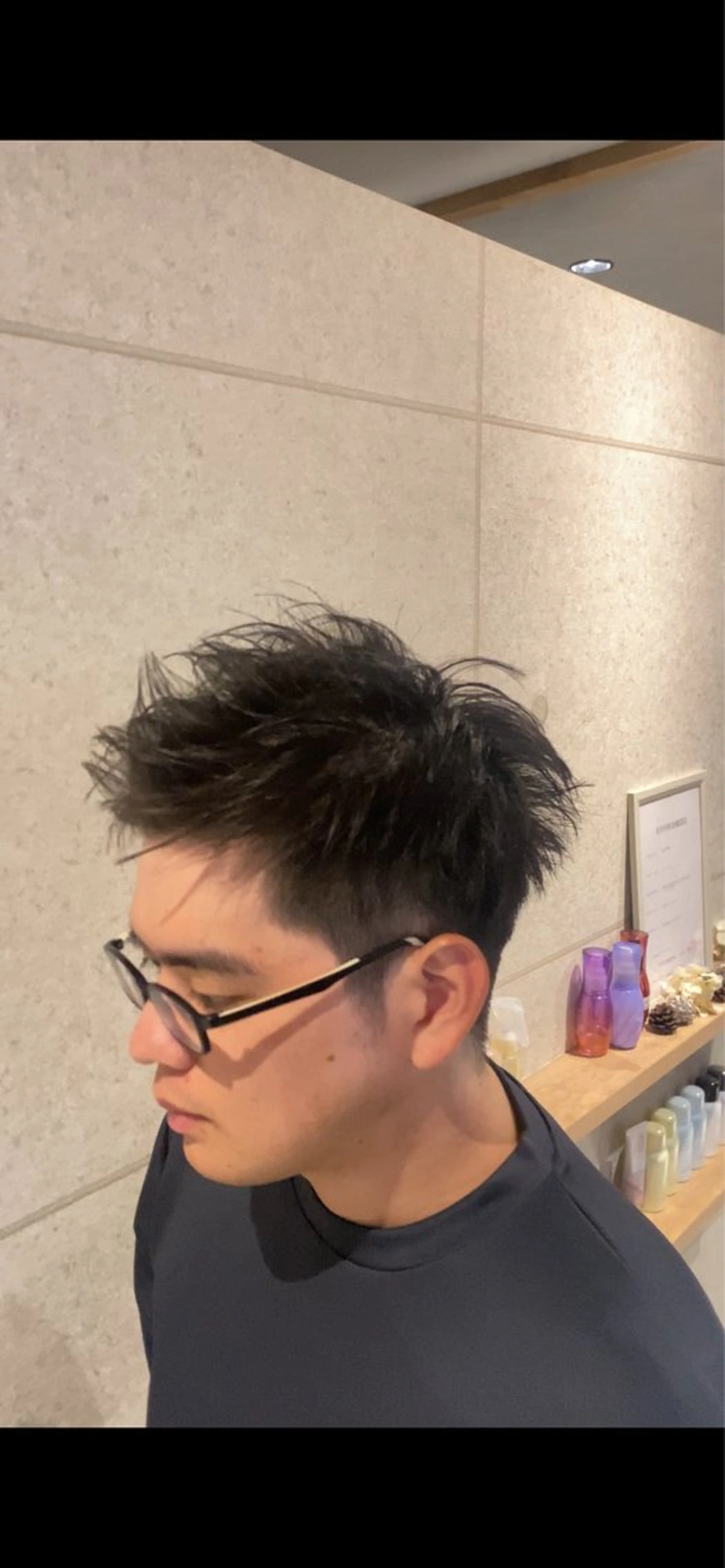 ショート メンズ アップバング ショートヘア カット 👑髪質改善/パーマ /フェード/森田のヘアスタイル