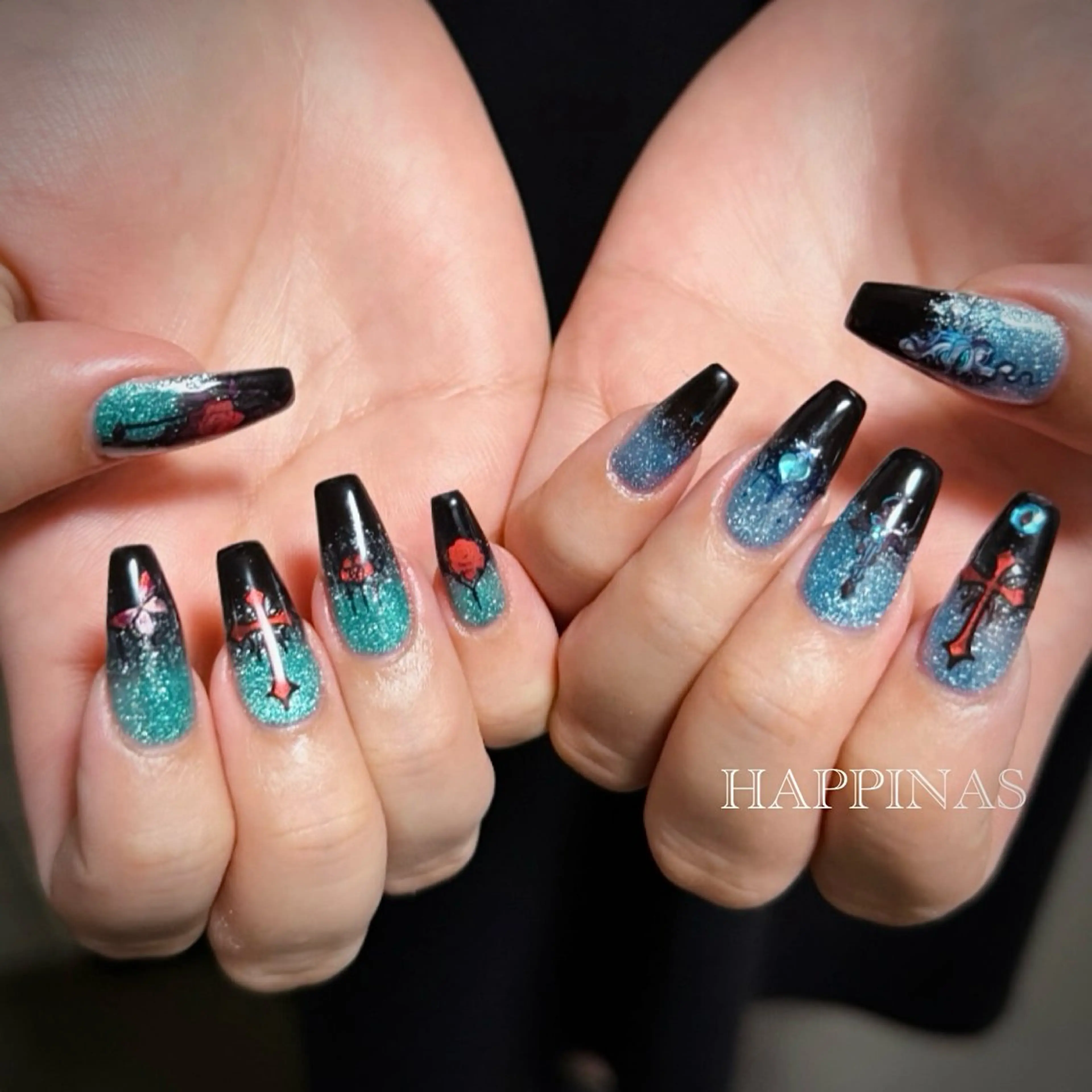 🔵スカルプマグネットネイル【オフ込み】🔵の写真