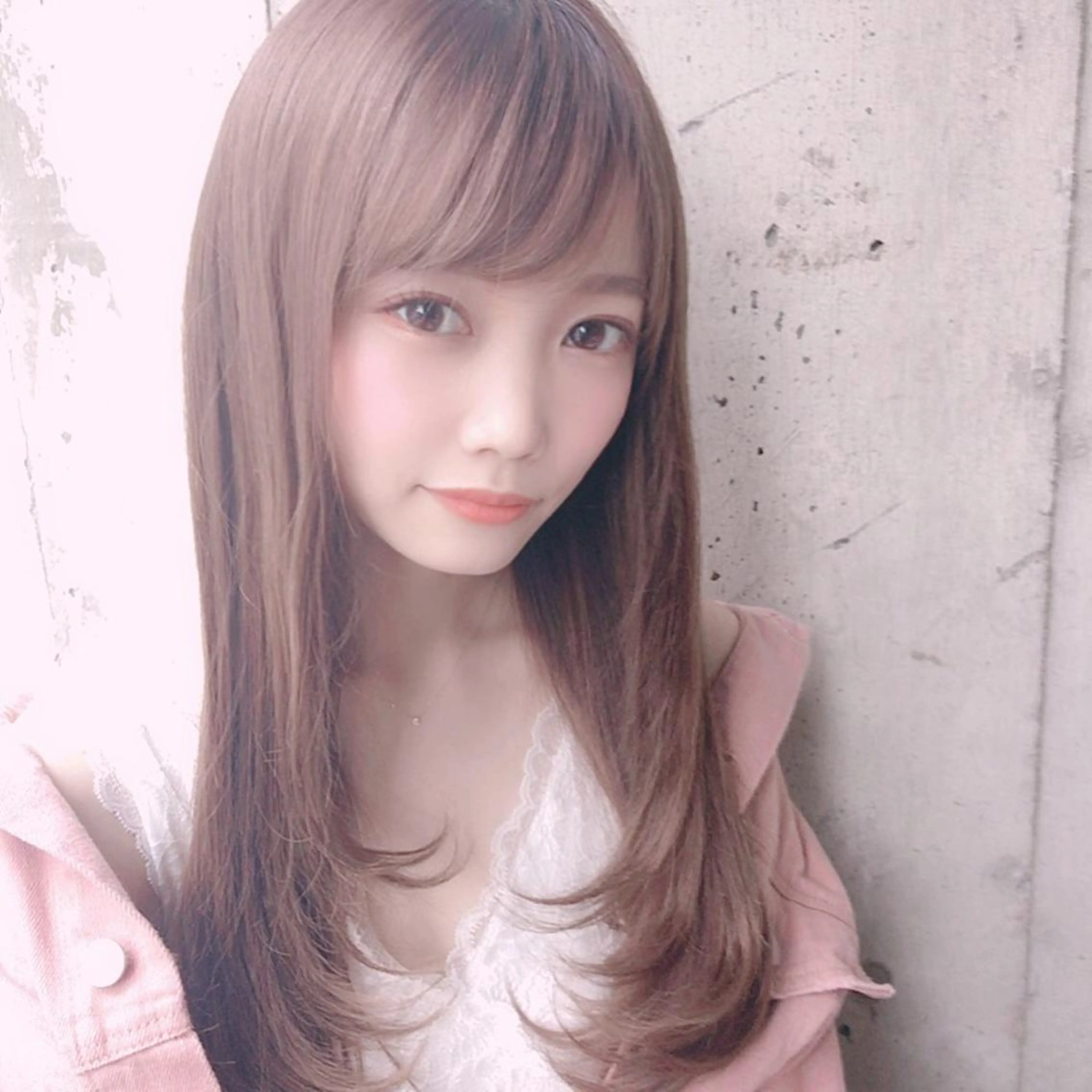 ロング カラー Puamelia 名古屋所属・韓国風ヘア✻透明感 カラー✻yukaのヘアスタイル