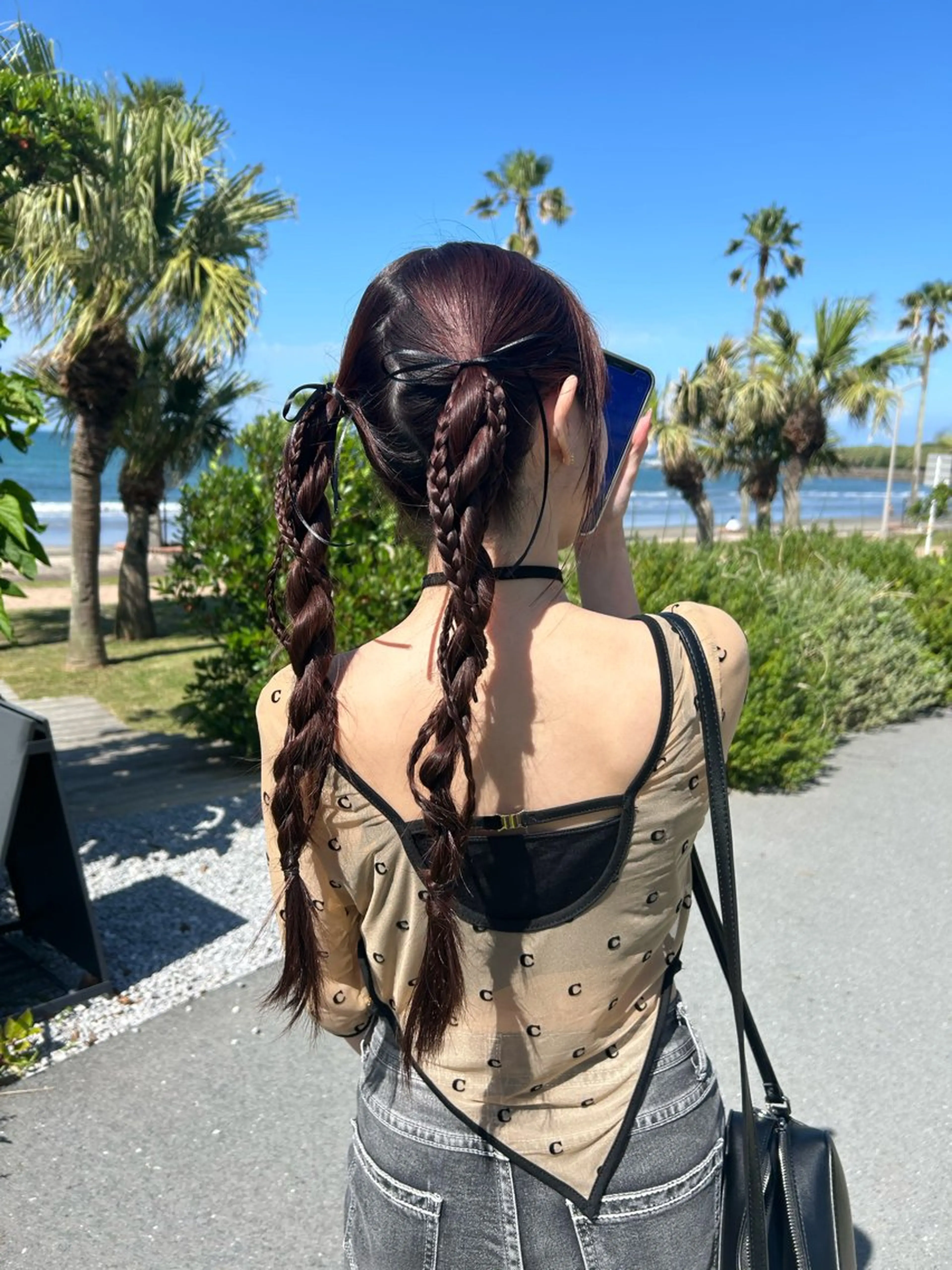 ロング カラー ヘアアレンジ suri-ru hair【スリールヘアー】所属・FURUSAWA AOIのヘアスタイル