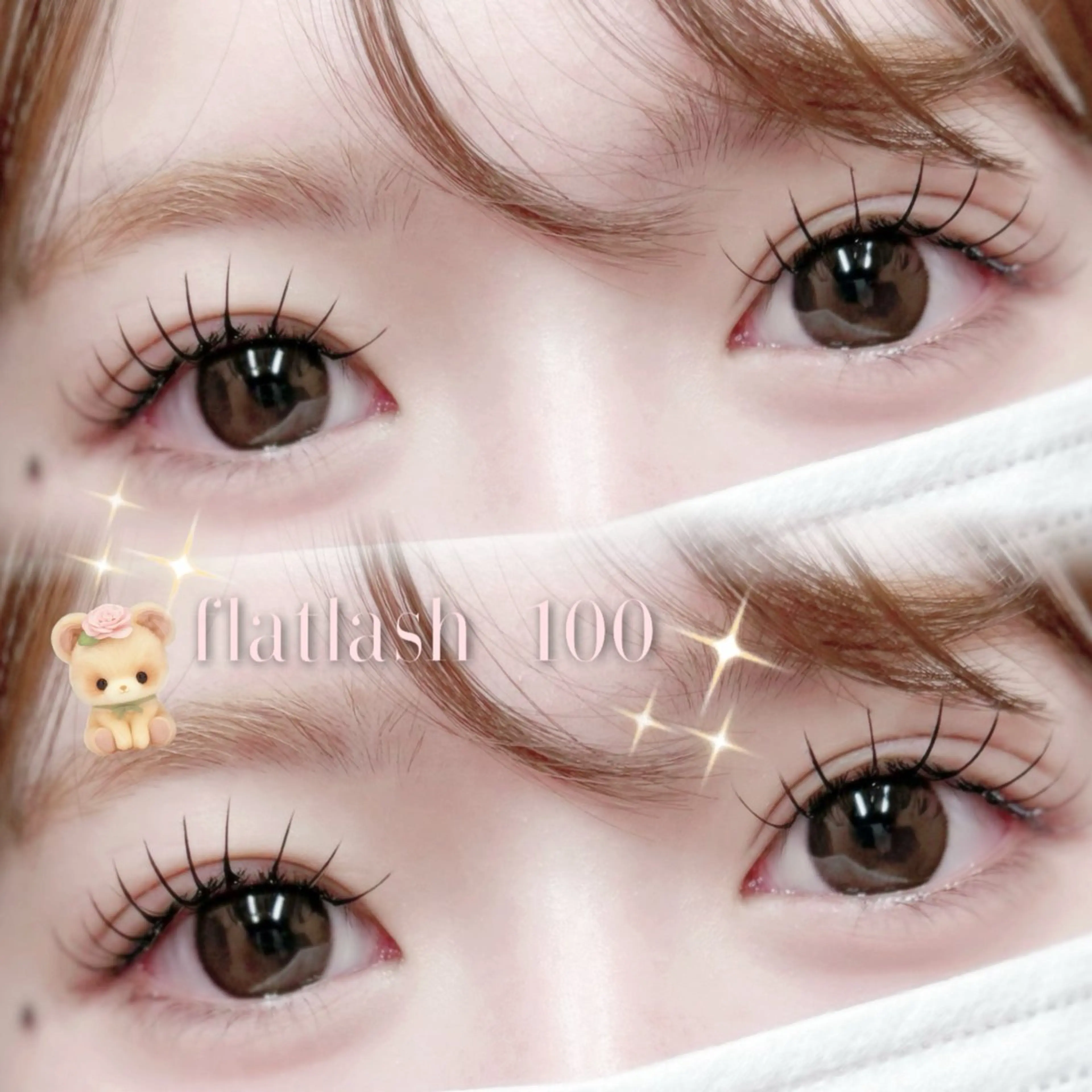 マツエク・マツパ フラットラッシュ マツエク GO TODAY シェアサロン 横浜Cotta店所属・mio🕊 横浜eyelistのマツエク・マツパデザイン