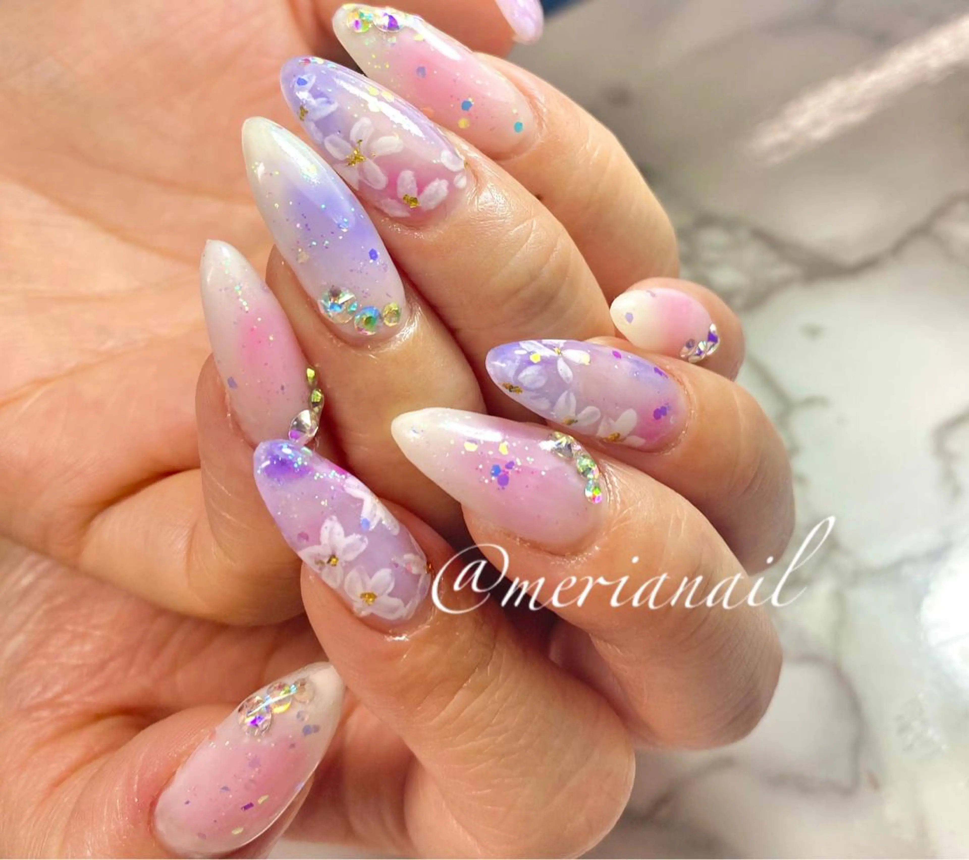 ロング カラー ネイル ハンドネイル INFINITY所属・INFINITY nailのネイルデザイン