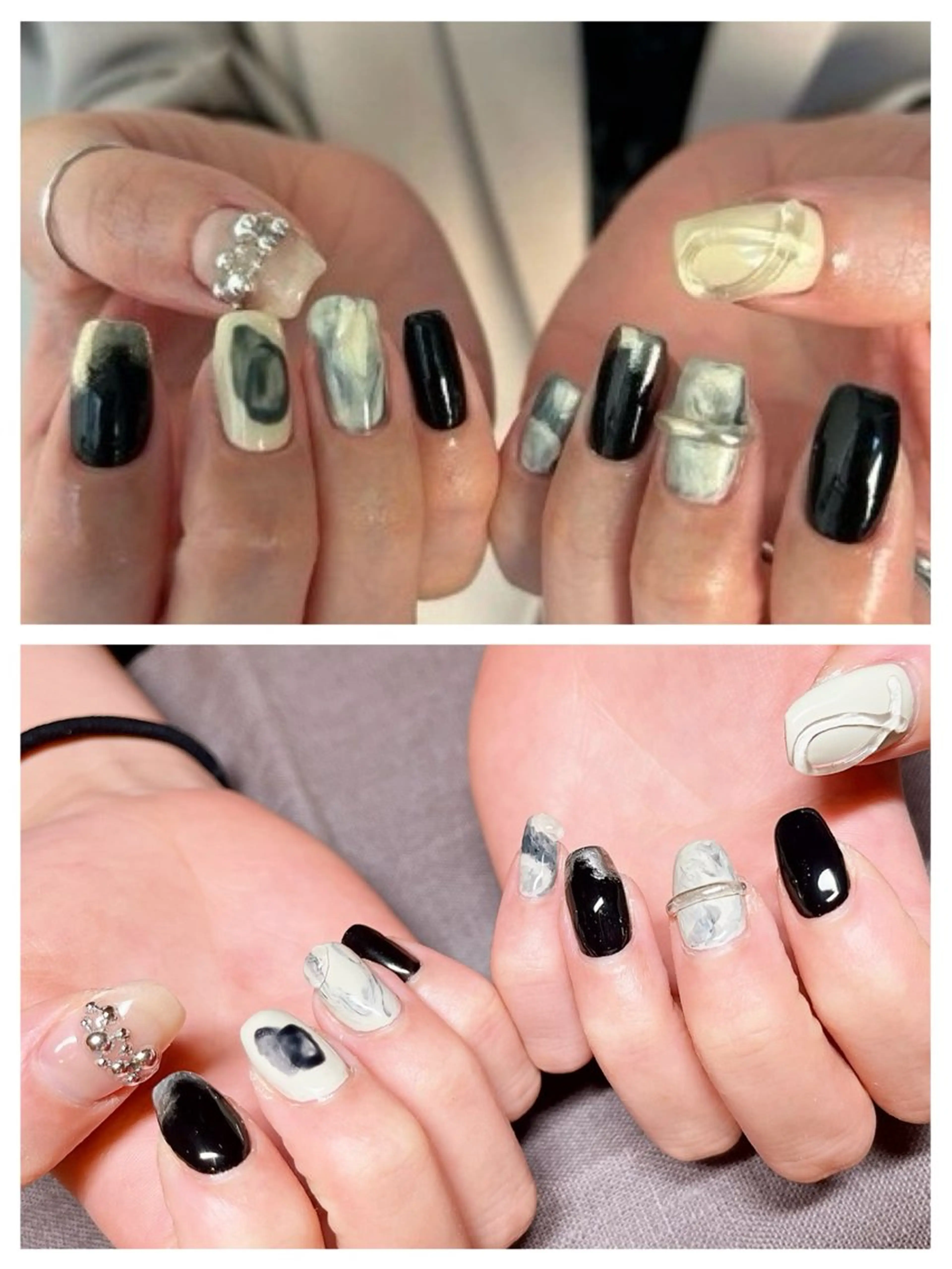 ネイル 持ち込み ニュアンスネイル atelier mofのネイルデザイン