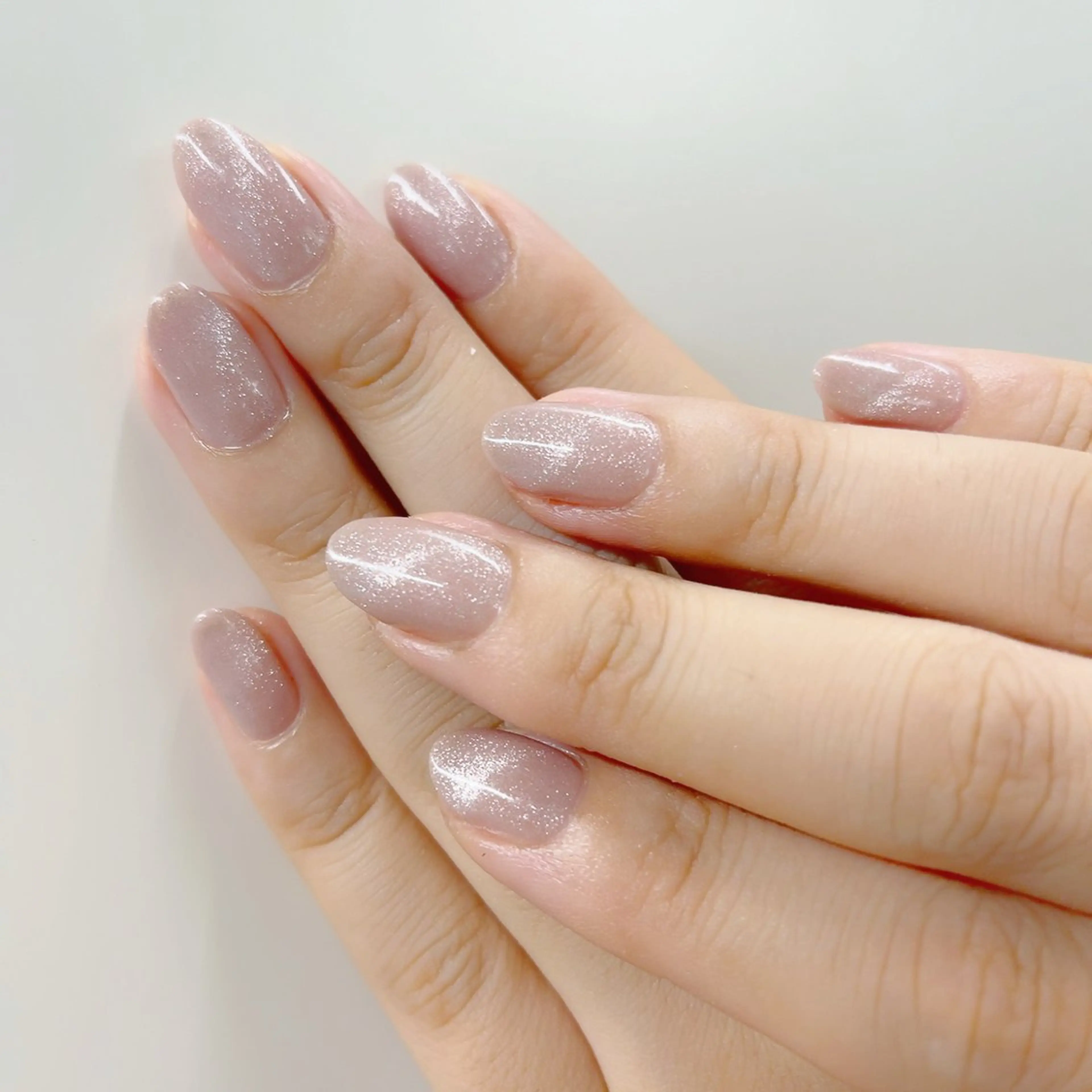 ネイル マグネットネイル シルバー ハンドネイル nappage所属・nappage 国分寺のネイルデザイン