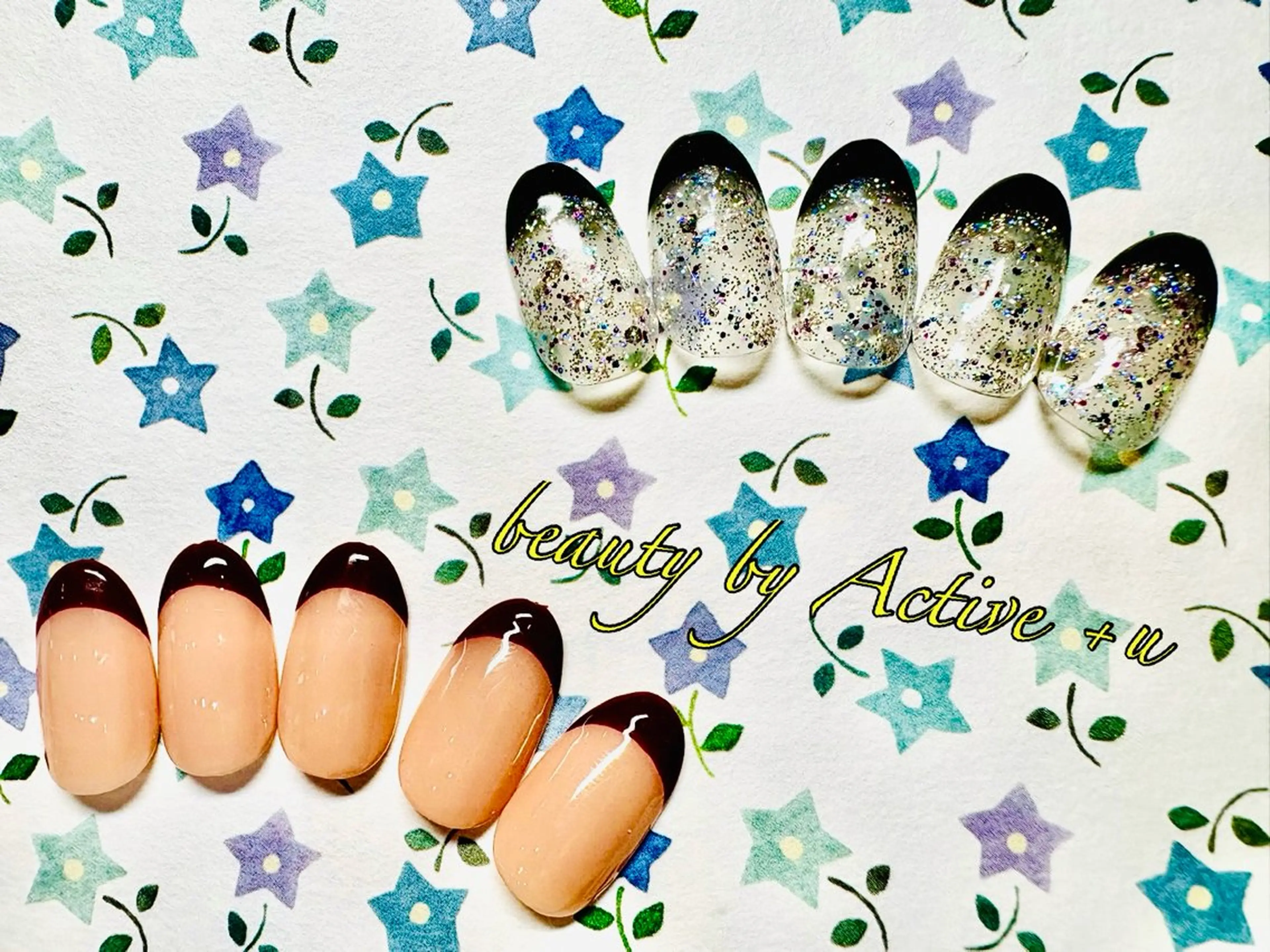 💜ᩚフレンチ＊ベースカラーあり💜ᩚオフ無/有＊モデルの写真