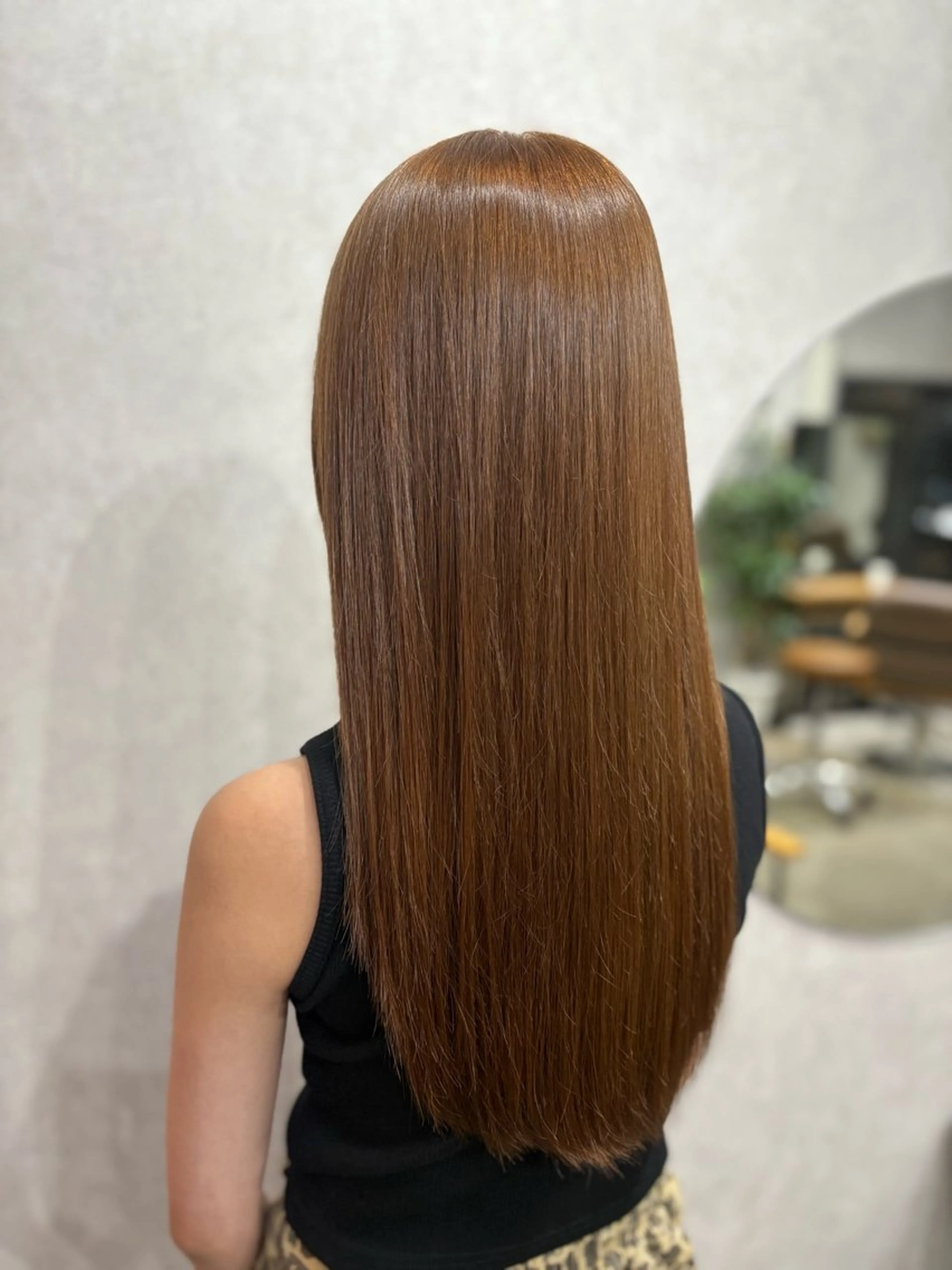 ロング カラー ヘアカラー トリートメント 天神/ハイトーン/艶 カラー/Miharuのヘアスタイル