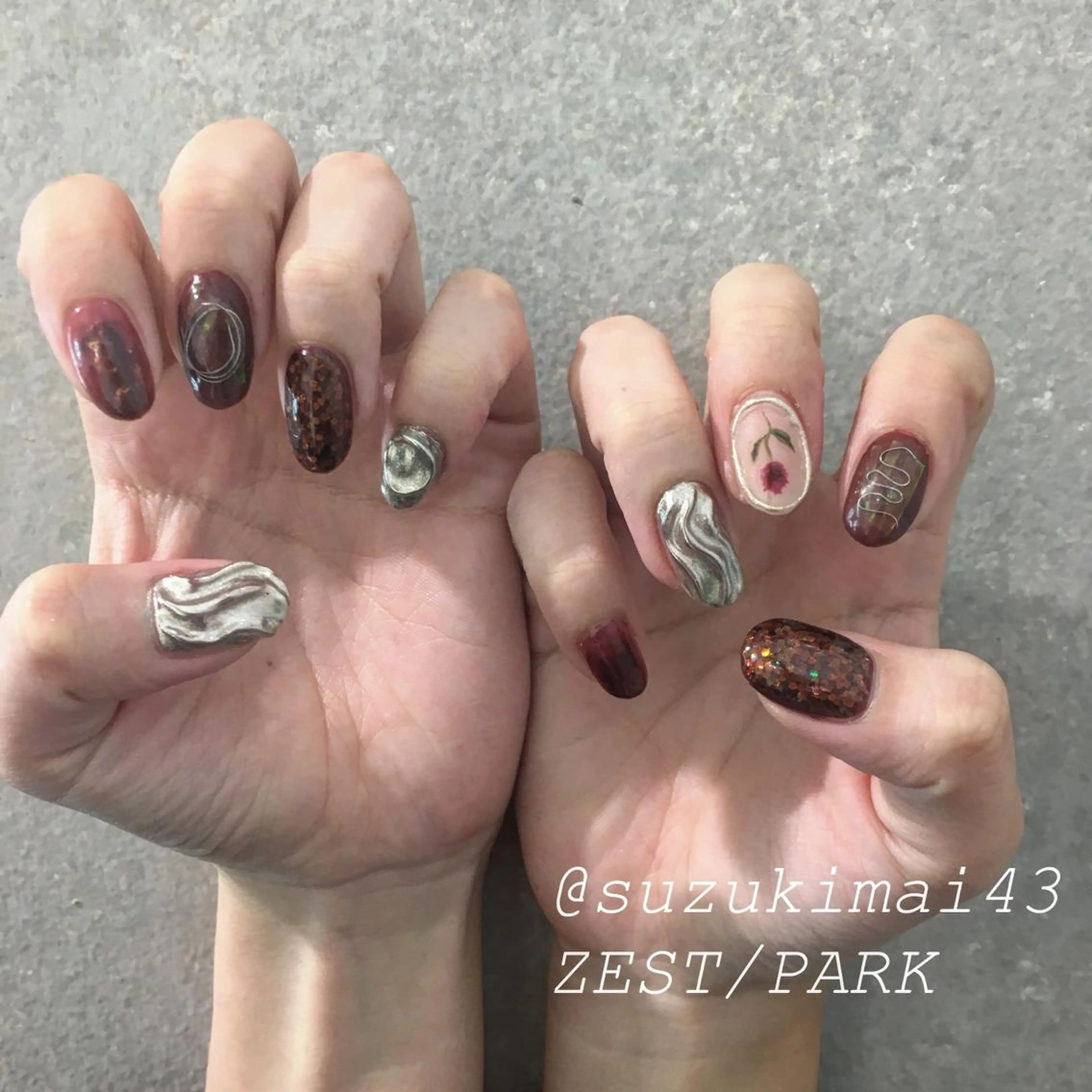 ネイル 【似合わせ提案】鈴木 舞のネイルデザイン