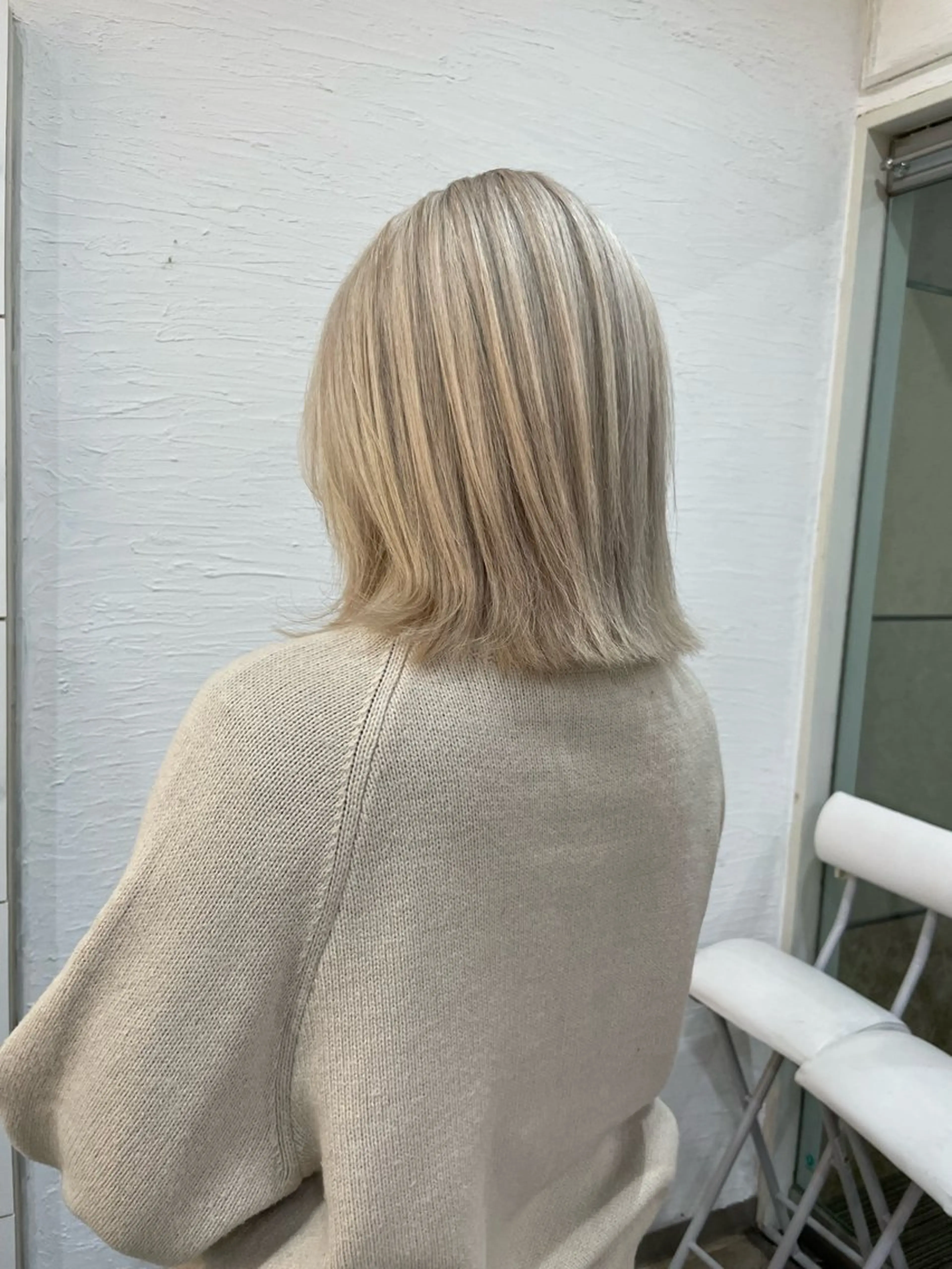 ミディアム カラー タイムズサロン名駅所属・まい/名古屋駅 🦋ブリーチカラーのヘアスタイル