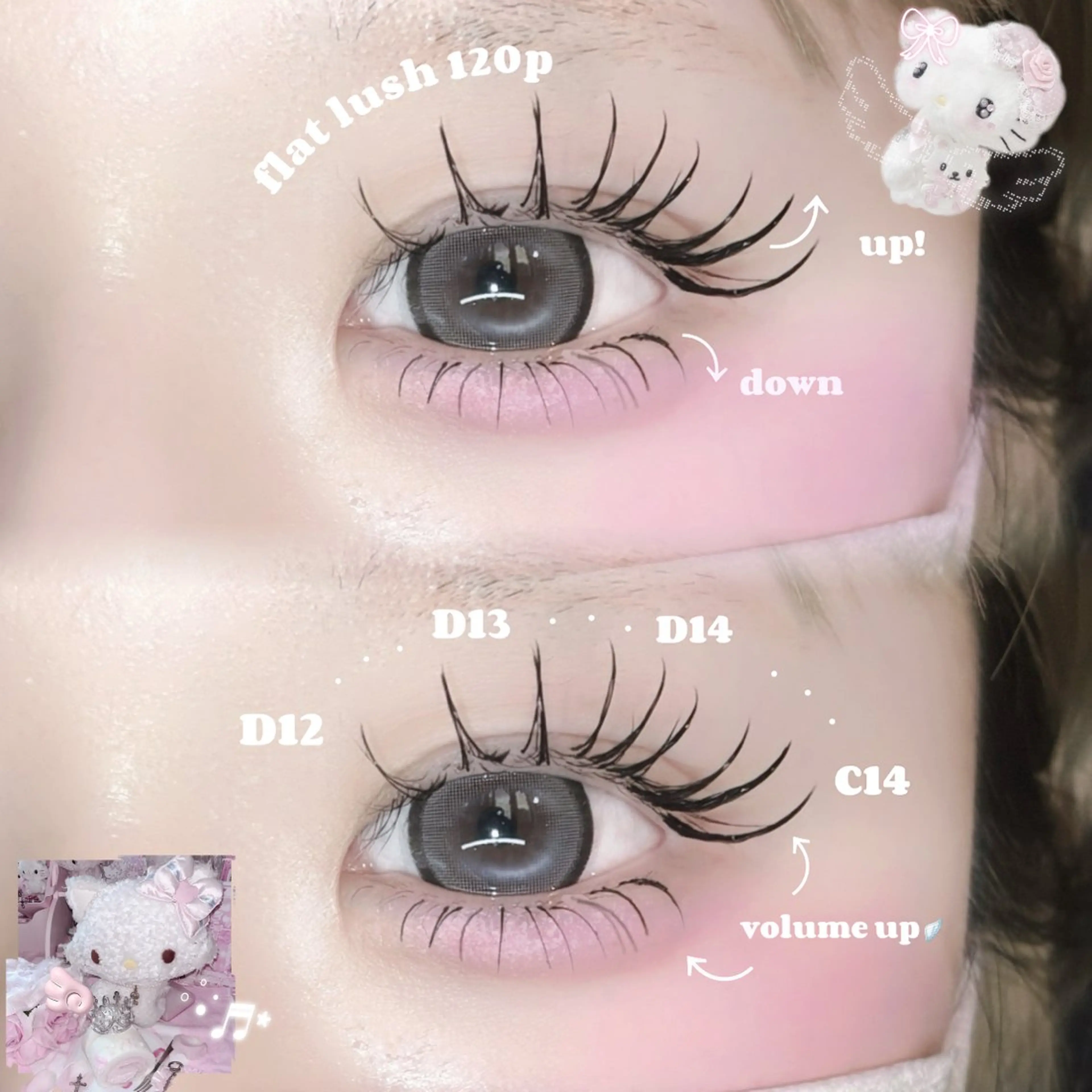 マツエク・マツパ フラットラッシュ ナチュラル マツエク FaB 千葉店所属・🩶LEDエクステ& 上下パーマRAN🪽のマツエク・マツパデザイン