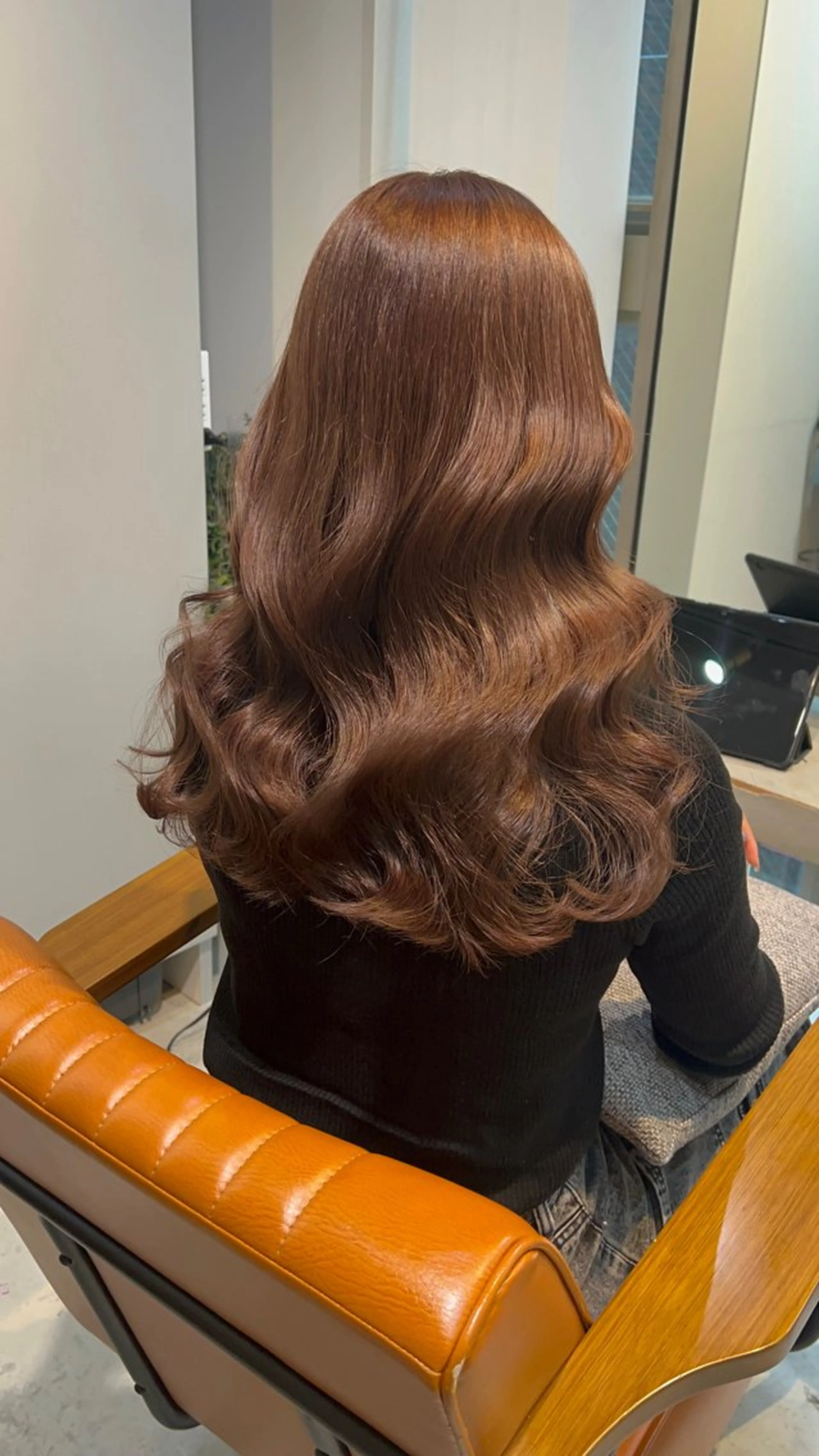 カラー ブリーチ ブラウンカラー ブリーチなしカラー ヘアカラー Matsunaga Rihoのヘアスタイル