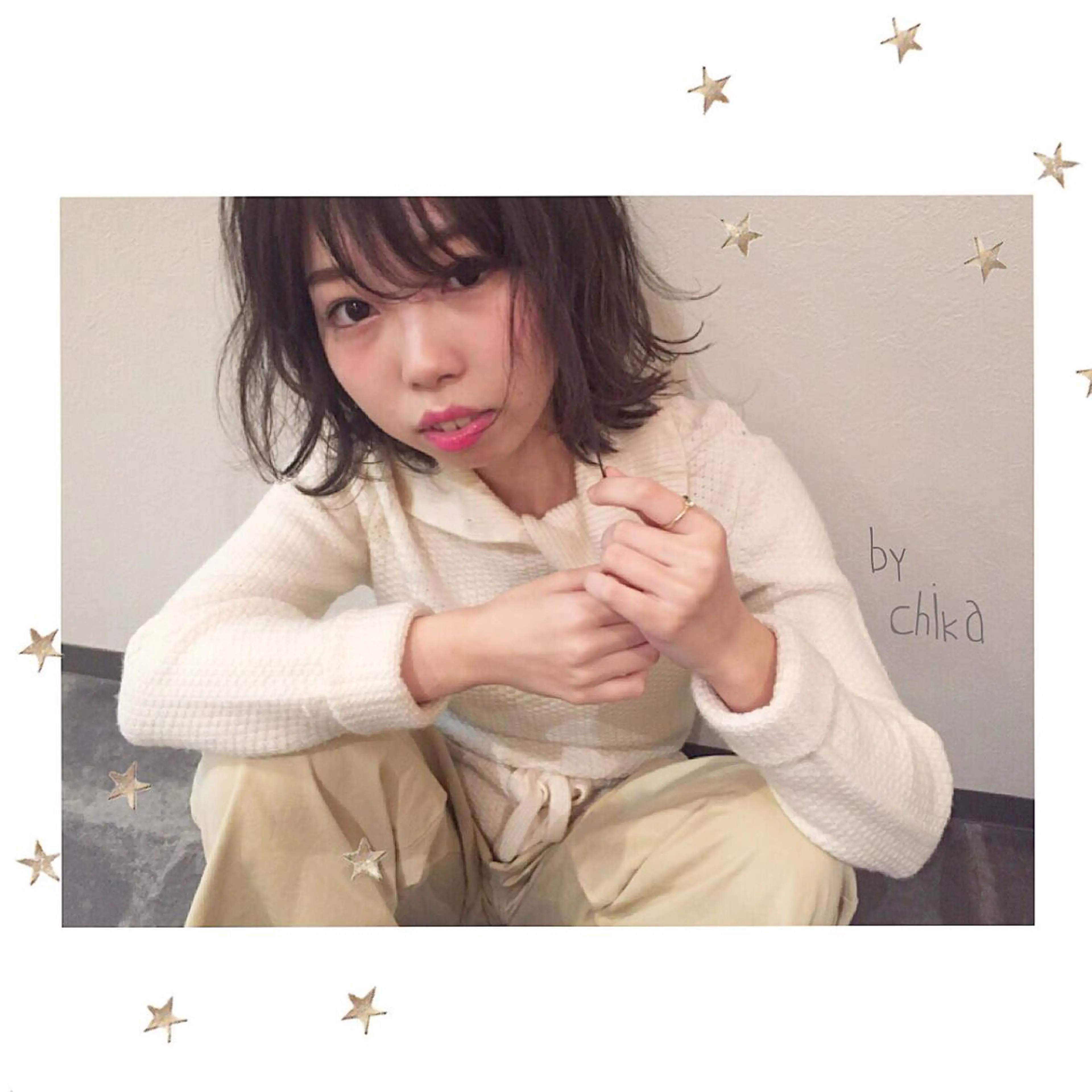 ミディアム salon AKIRA所属・市川 千夏のヘアスタイル