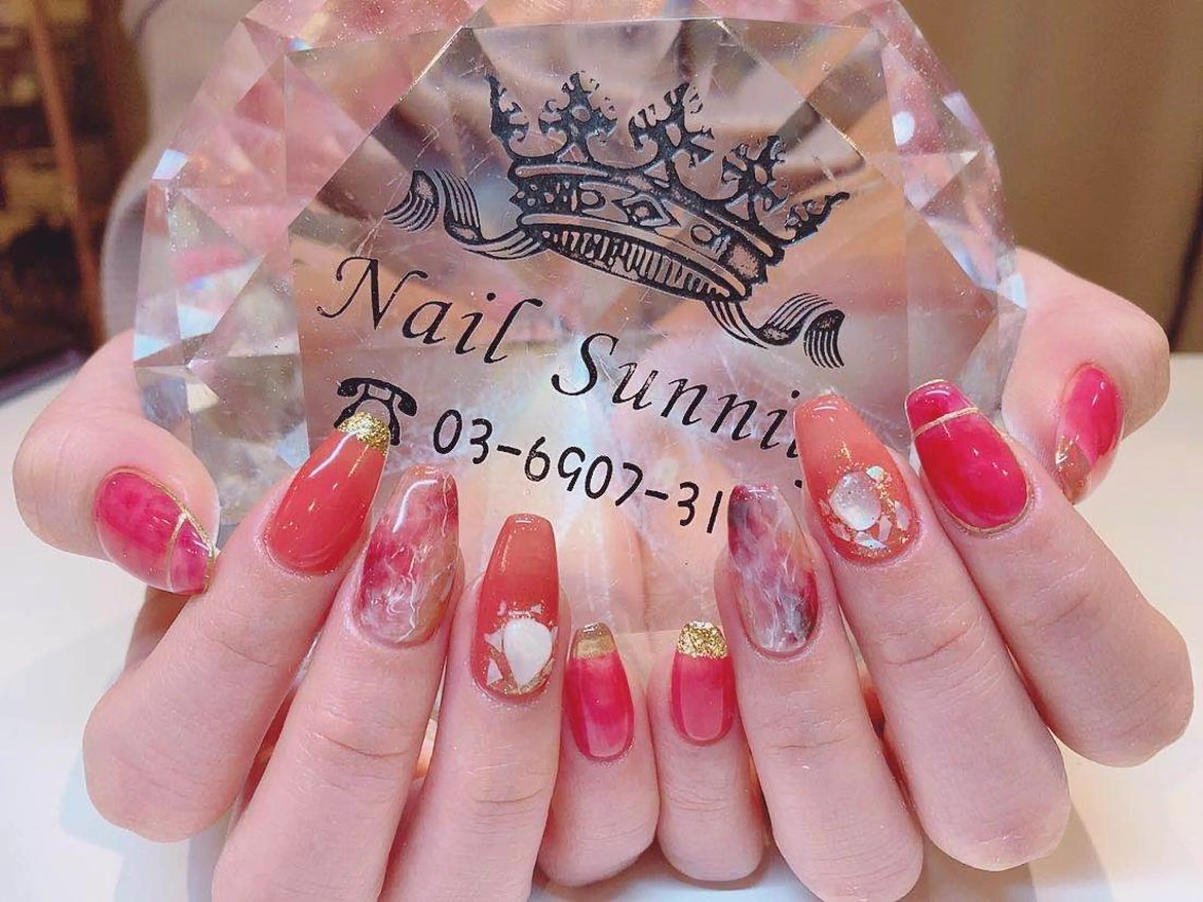 ネイル 長さだし専門店 M2　rikaのネイルデザイン