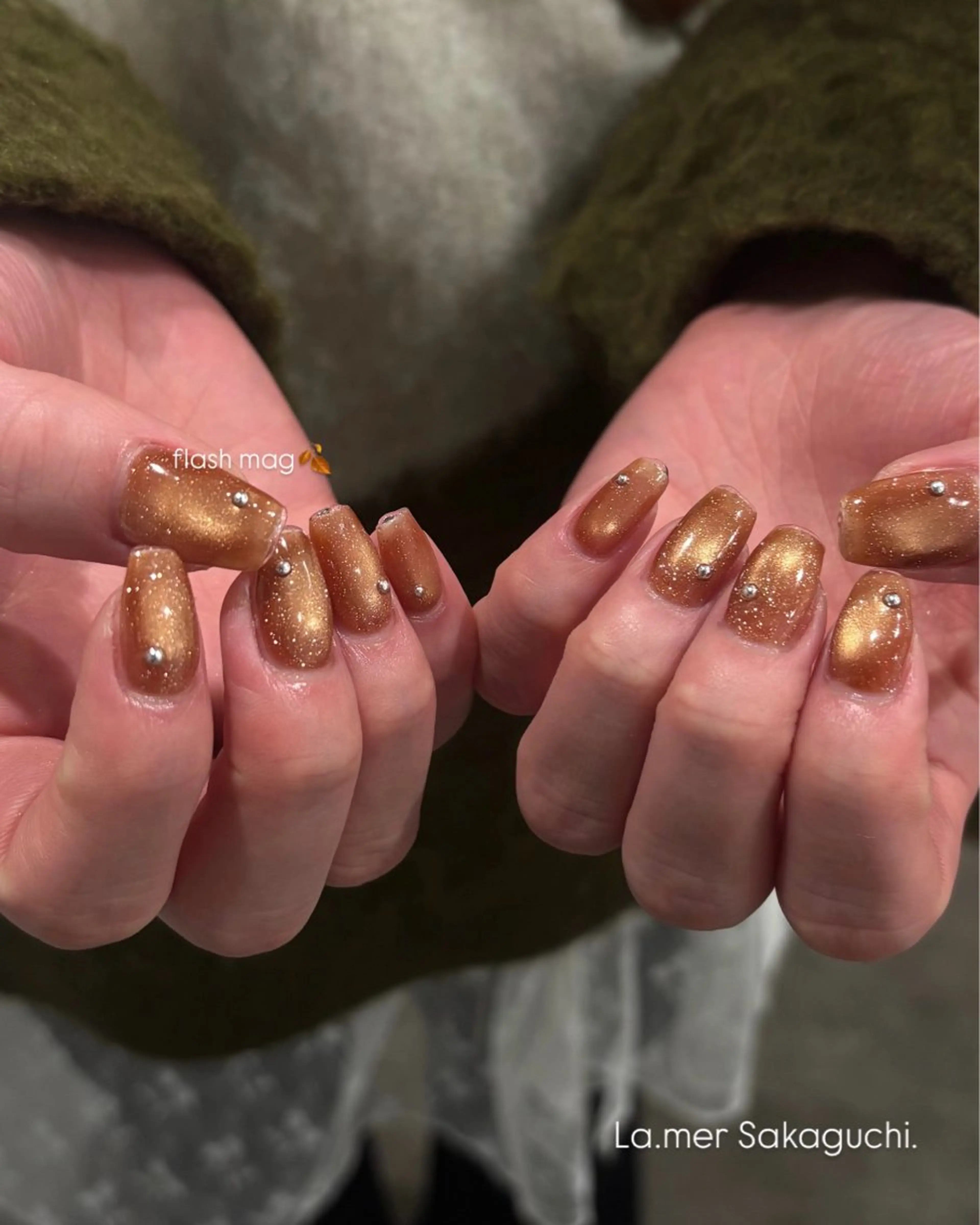 ネイル クリアネイル ハンドネイル La.mer 坂口のネイルデザイン