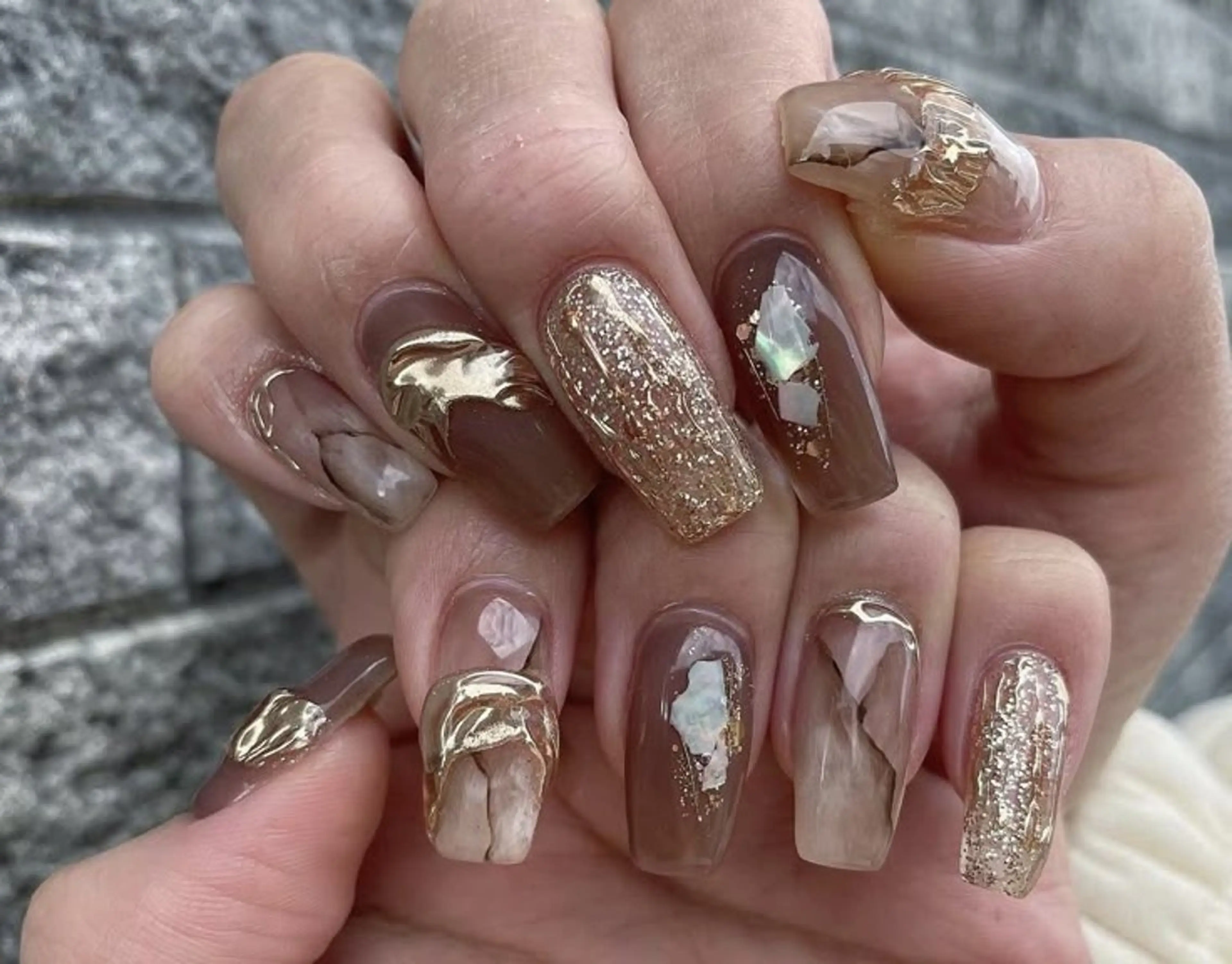 ネイル フレンチネイル グラデーション マグネットネイル ニュアンスネイル オフィスネイル ハンドネイル MINDY ミンディのネイルデザイン