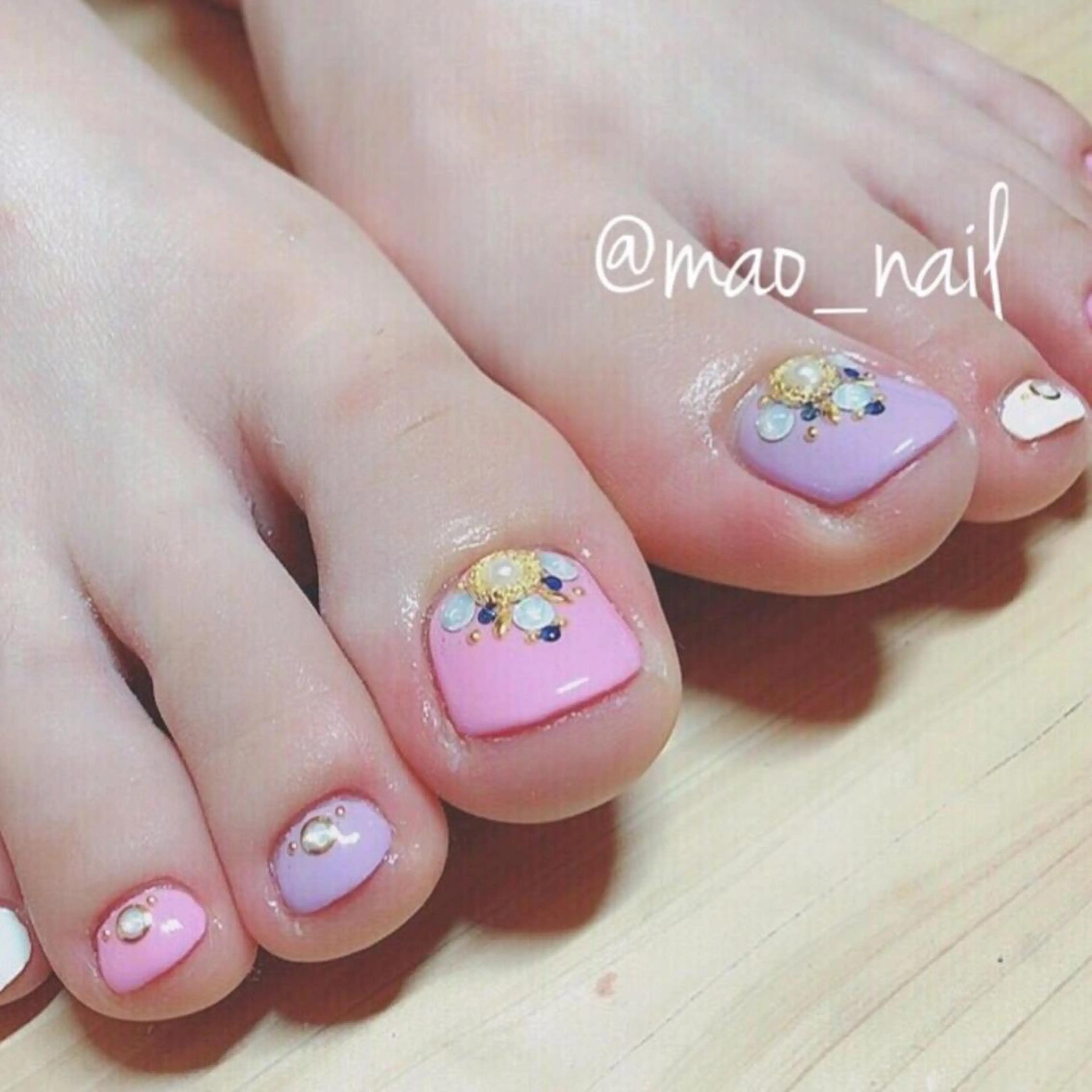 ネイル フットネイル mao nailのネイルデザイン