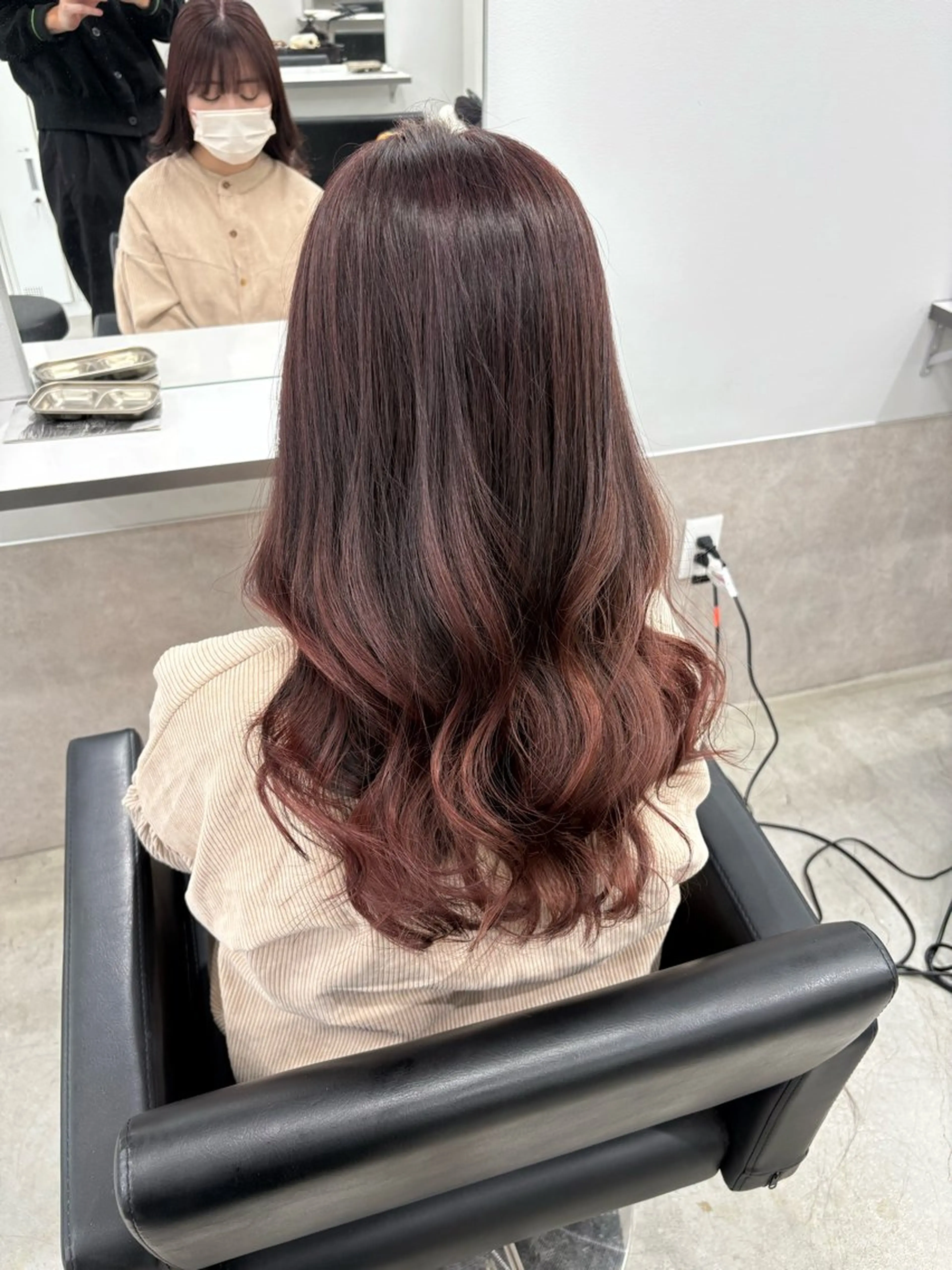 ロング カラー 韓国レイヤー🇰🇷 福澤　和嗣のヘアスタイル