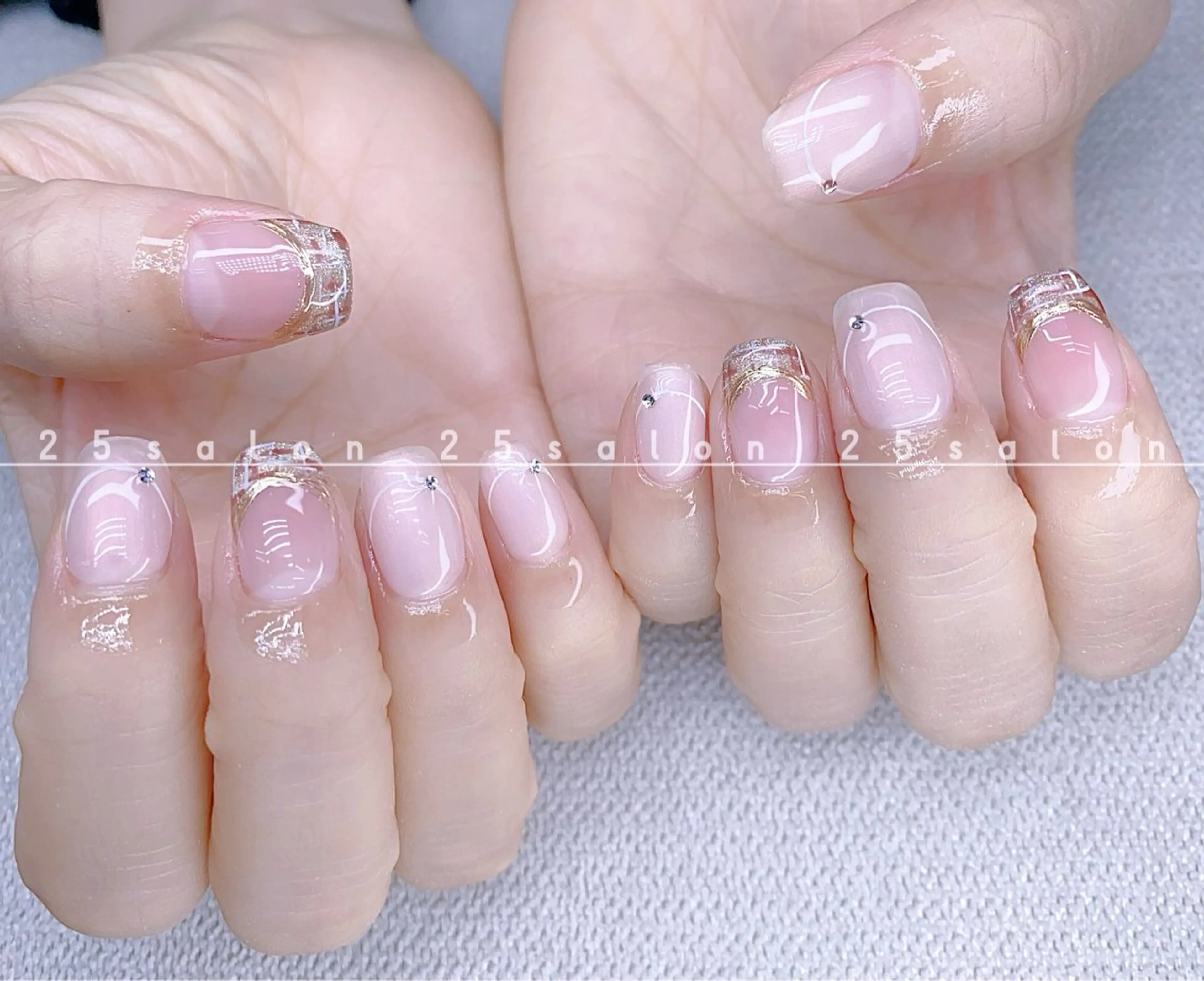 ネイル オーロラネイル チークネイル フットネイル フレンチネイル ジェルネイル 2 5のマツエク・マツパデザイン