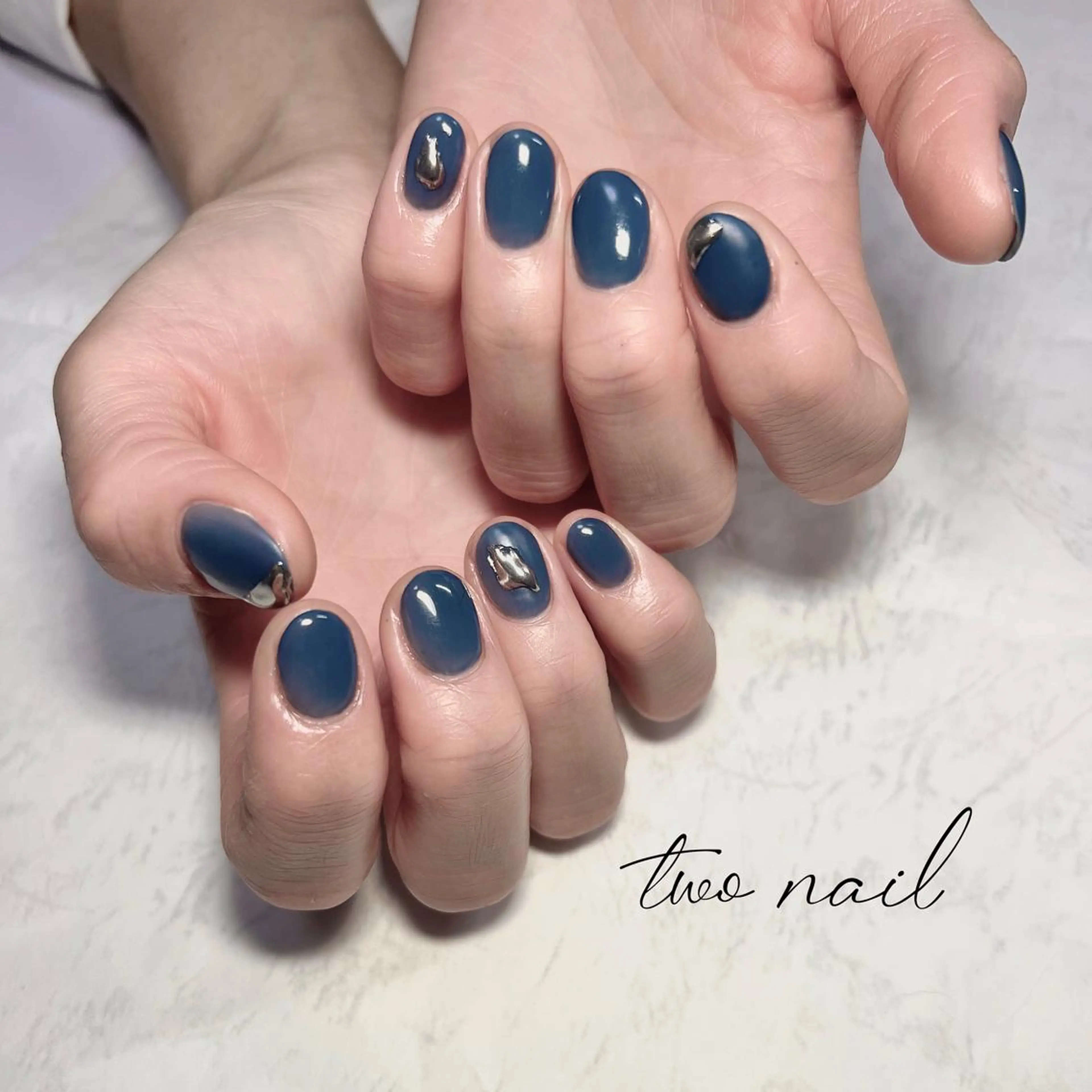 ネイル アートネイル フットネイル ハート ニュアンスネイル オフィスネイル two nailのネイルデザイン