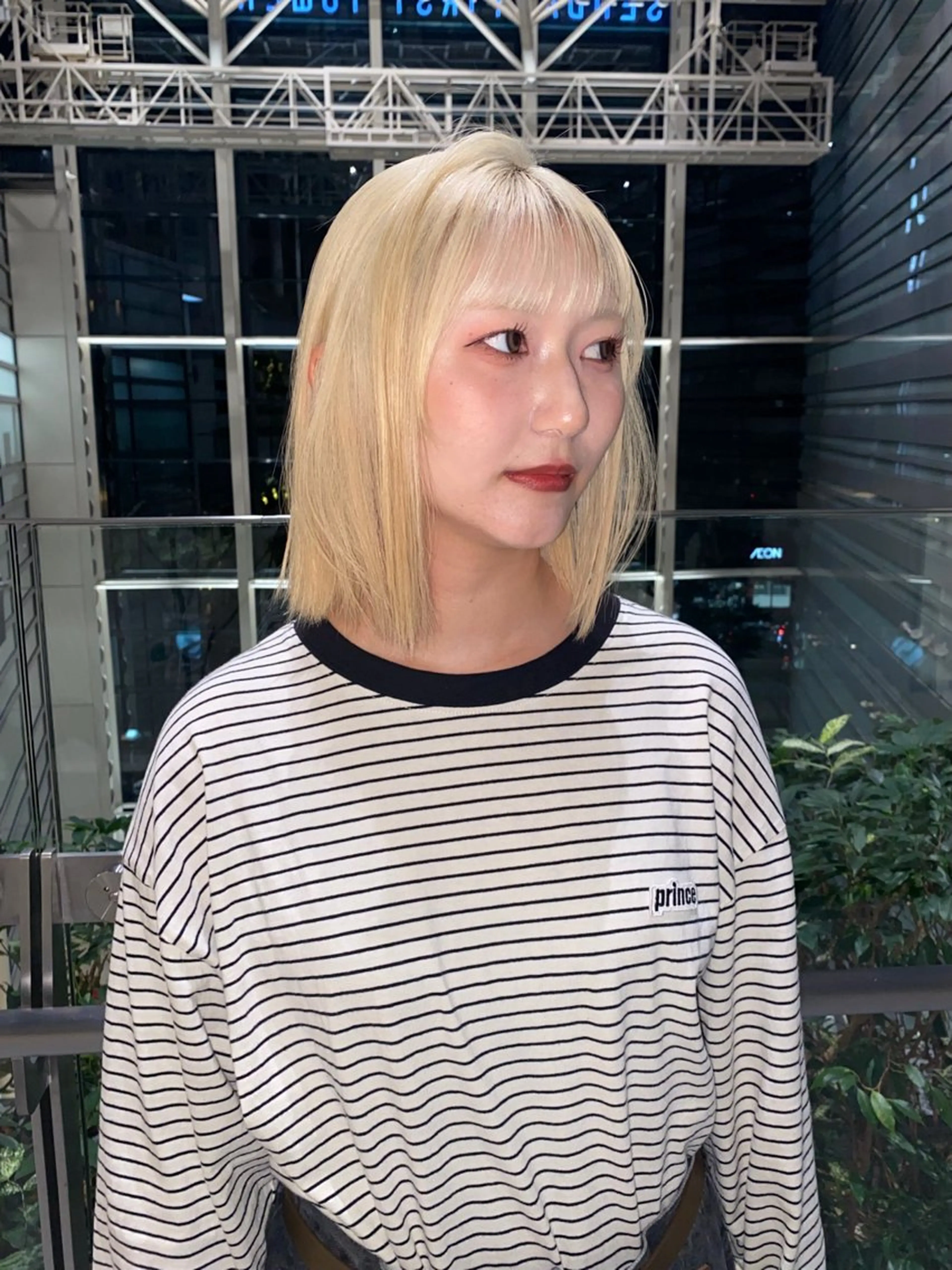 ショート カラー 抜きっぱなしブロンド カット ヘアカラー トリートメント mai / linoah˚✧のヘアスタイル