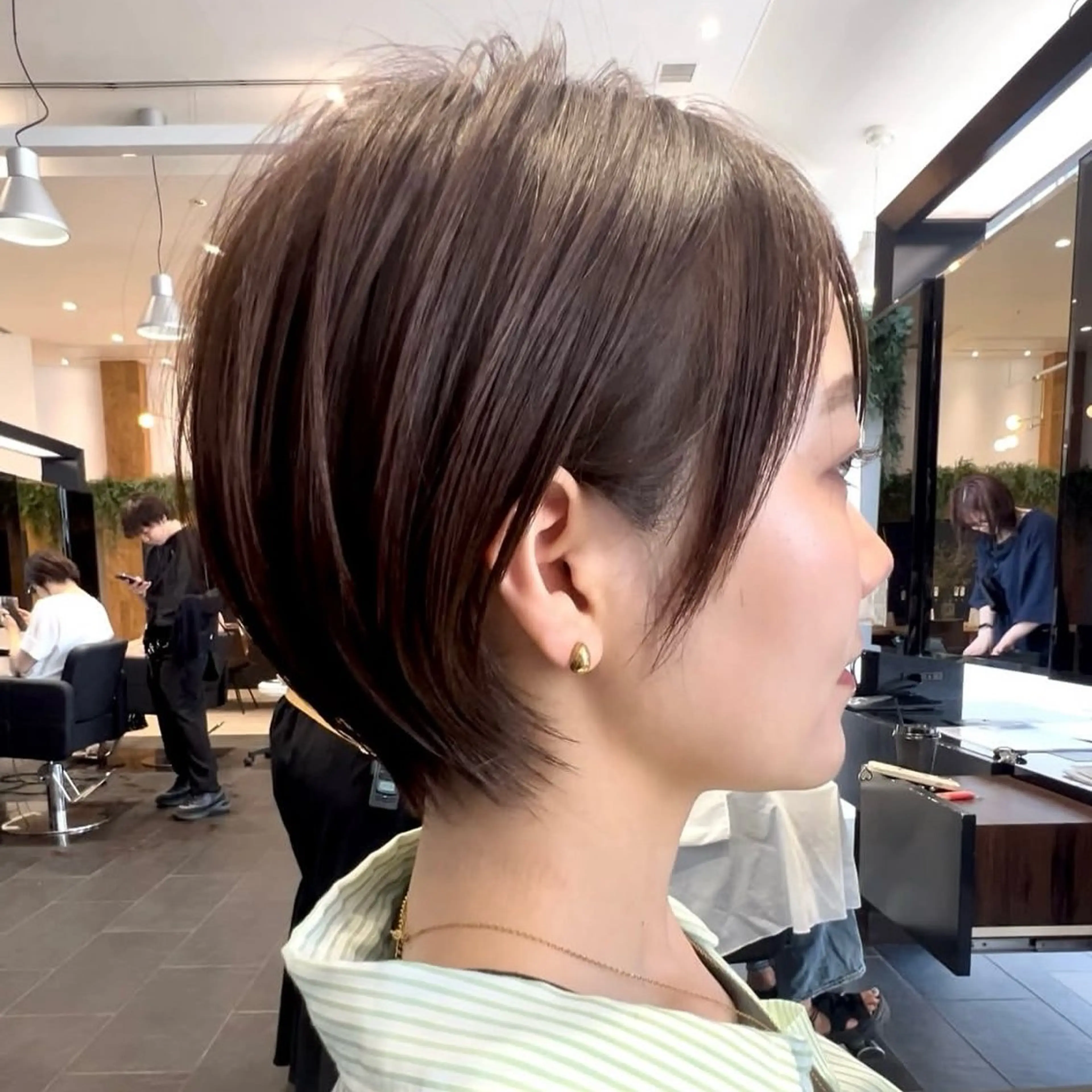 ショート カット ヘアカラー トリートメント ヘアセット ショート指名多数/ 大阪/堀江/なかじーのヘアスタイル