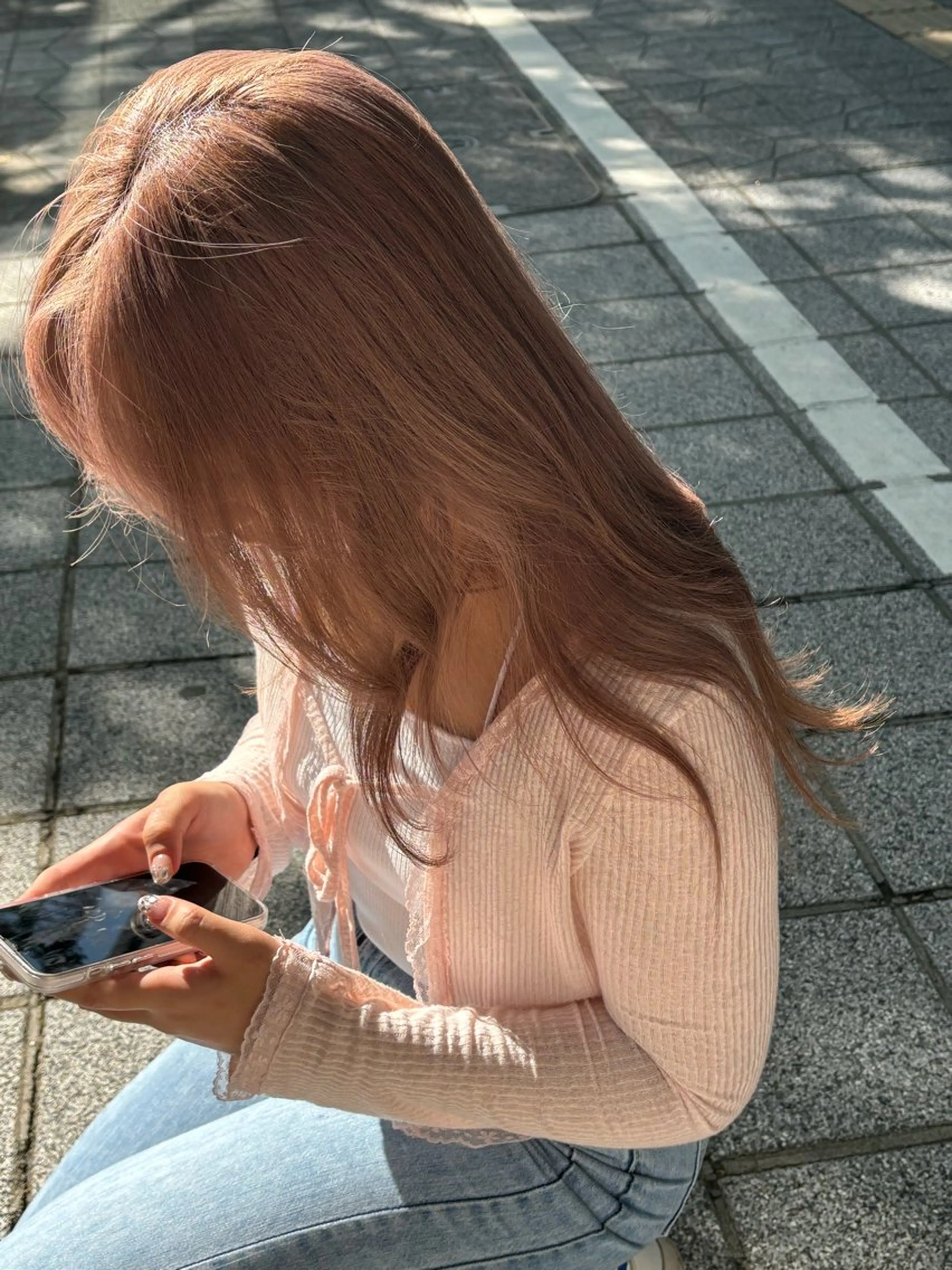 ロング カラー ヘアカラー 🍓ハイトーンカラー 🎀nene🍓のヘアスタイル