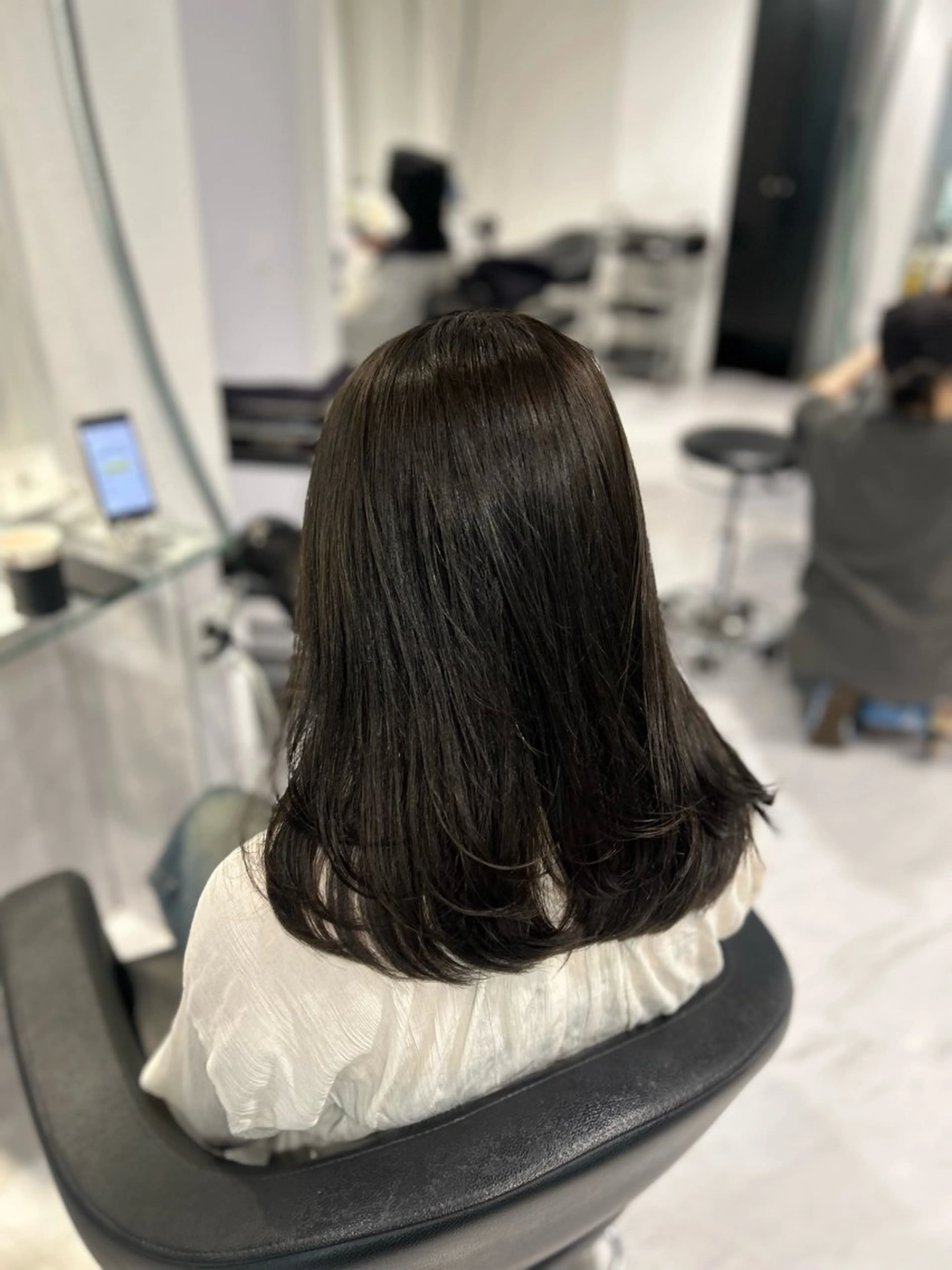 ロング カラー ヘアカラー トリートメント 表参道/透明感カラー /暗髪/ジュキヤのヘアスタイル