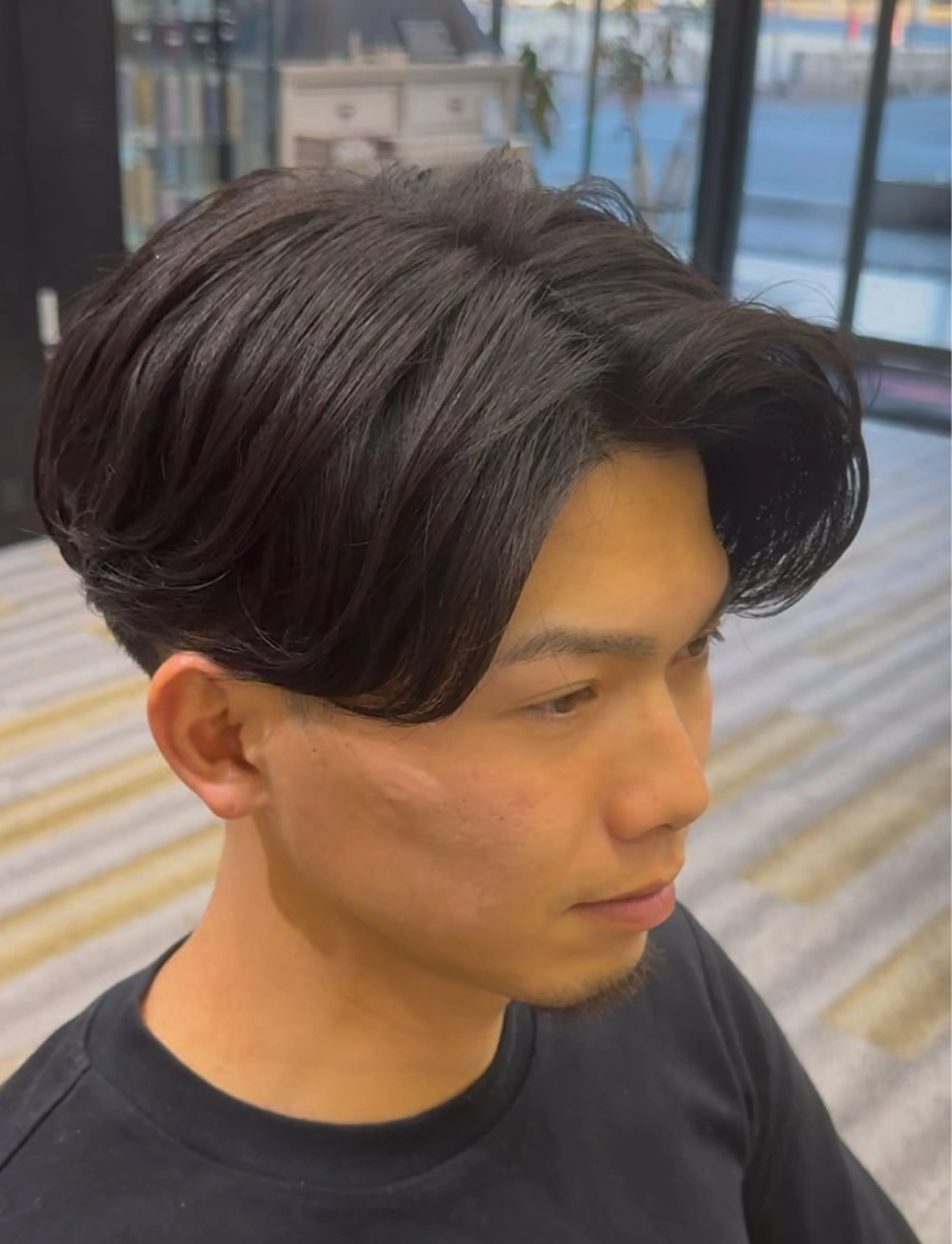 ショート パーマ メンズ カット パーマ 【メンズ特化】岩瀬 武【メンズパーマ】のヘアスタイル