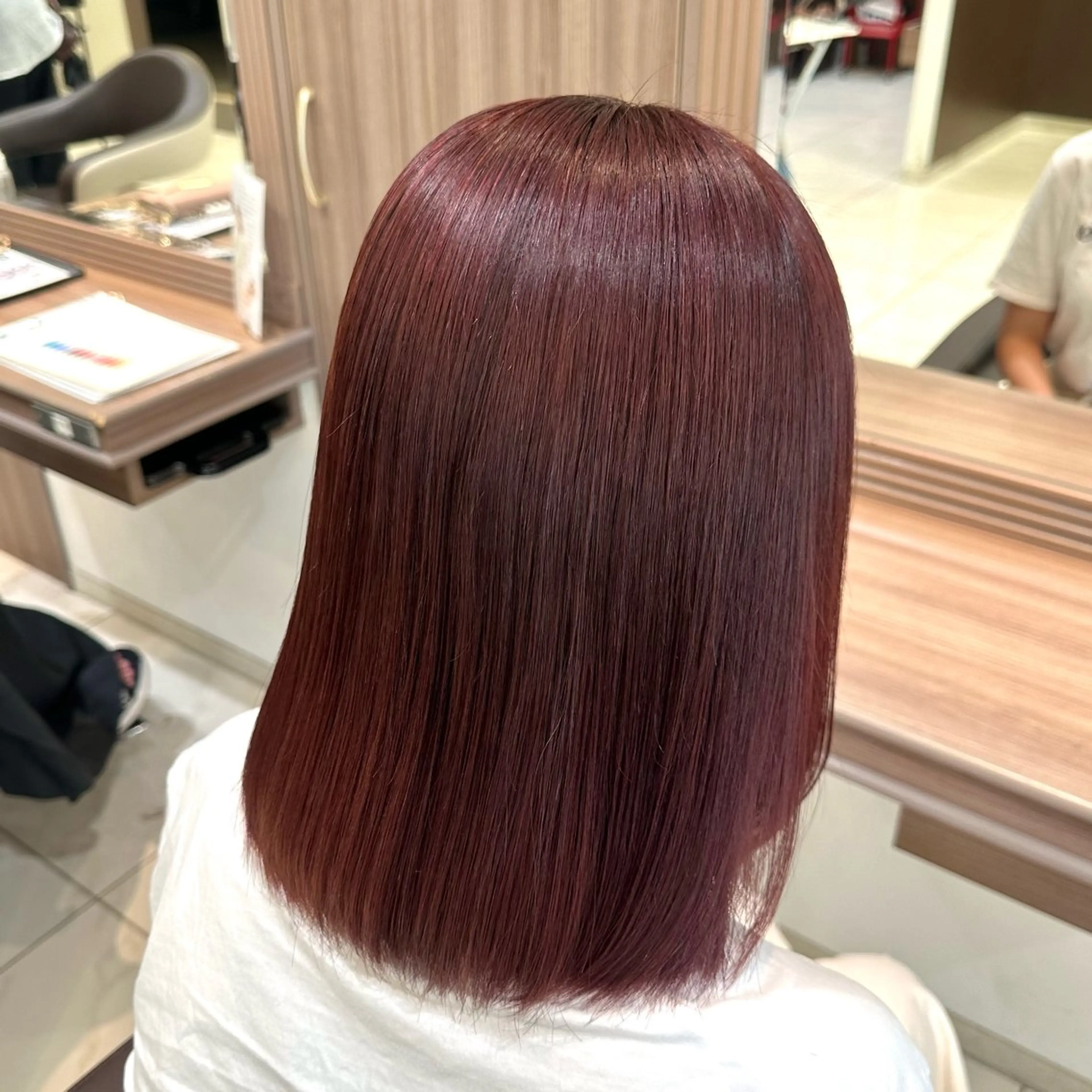 ミディアム カラー ブリーチ ブリーチなしカラー ヘアカラー 𓍯暖色/韓国風 田中沙羅‎𓍯のヘアスタイル