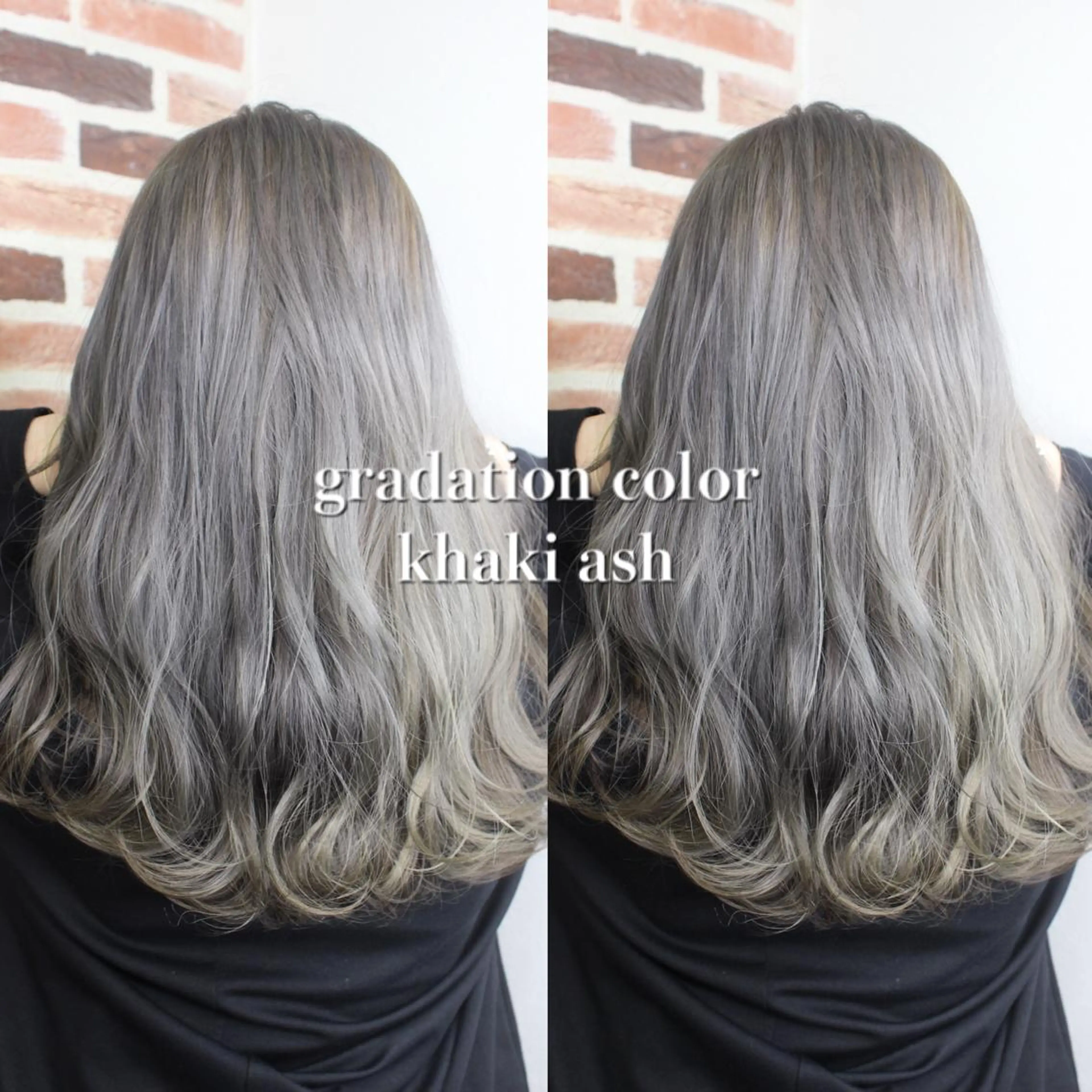 ロング ヘアカラー 平野 朋未のヘアスタイル