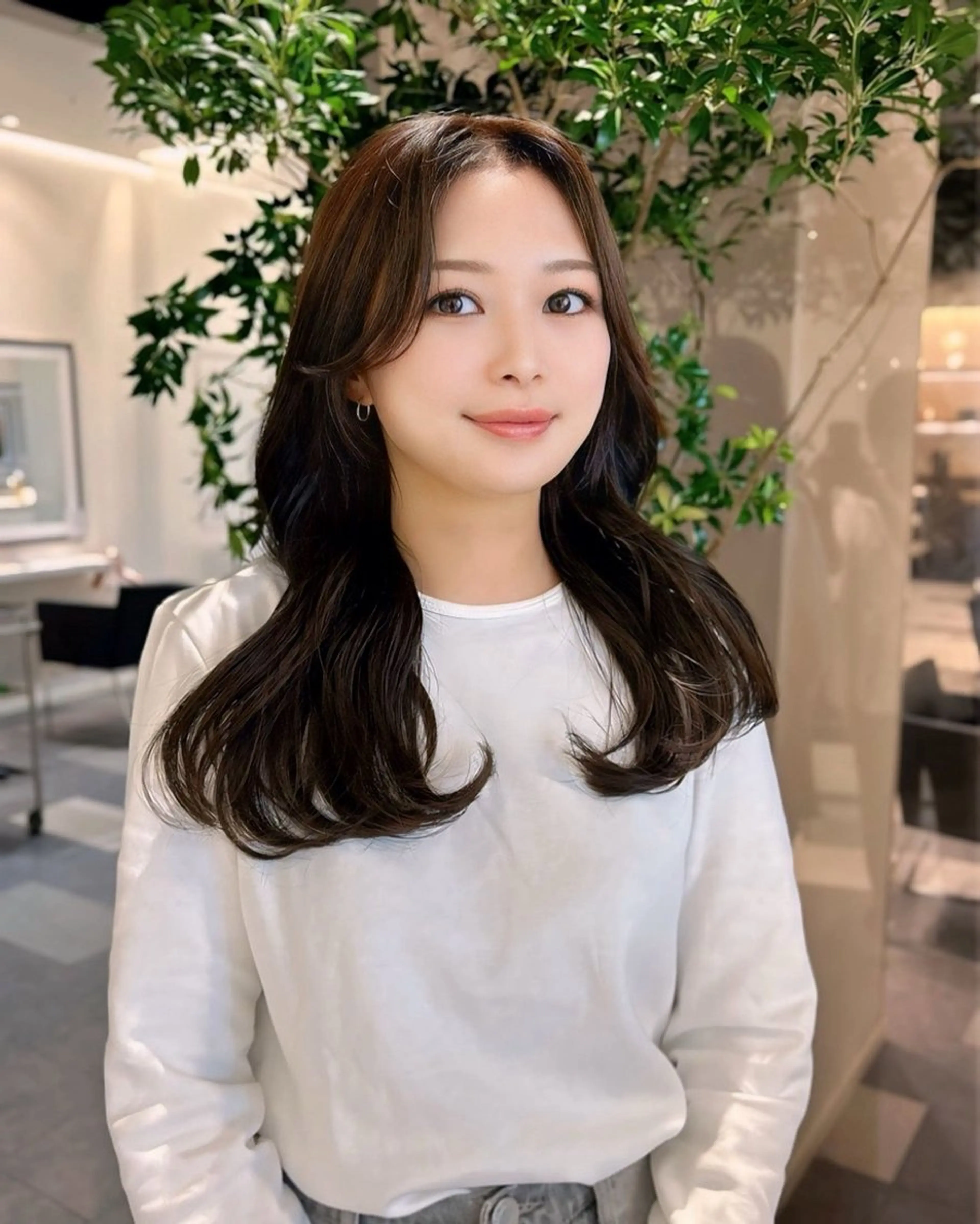 ロング カラー ボブ くびれヘア 髪質改善 縮毛矯正 トリートメント 美髪矯正/ 伊藤 更のヘアスタイル