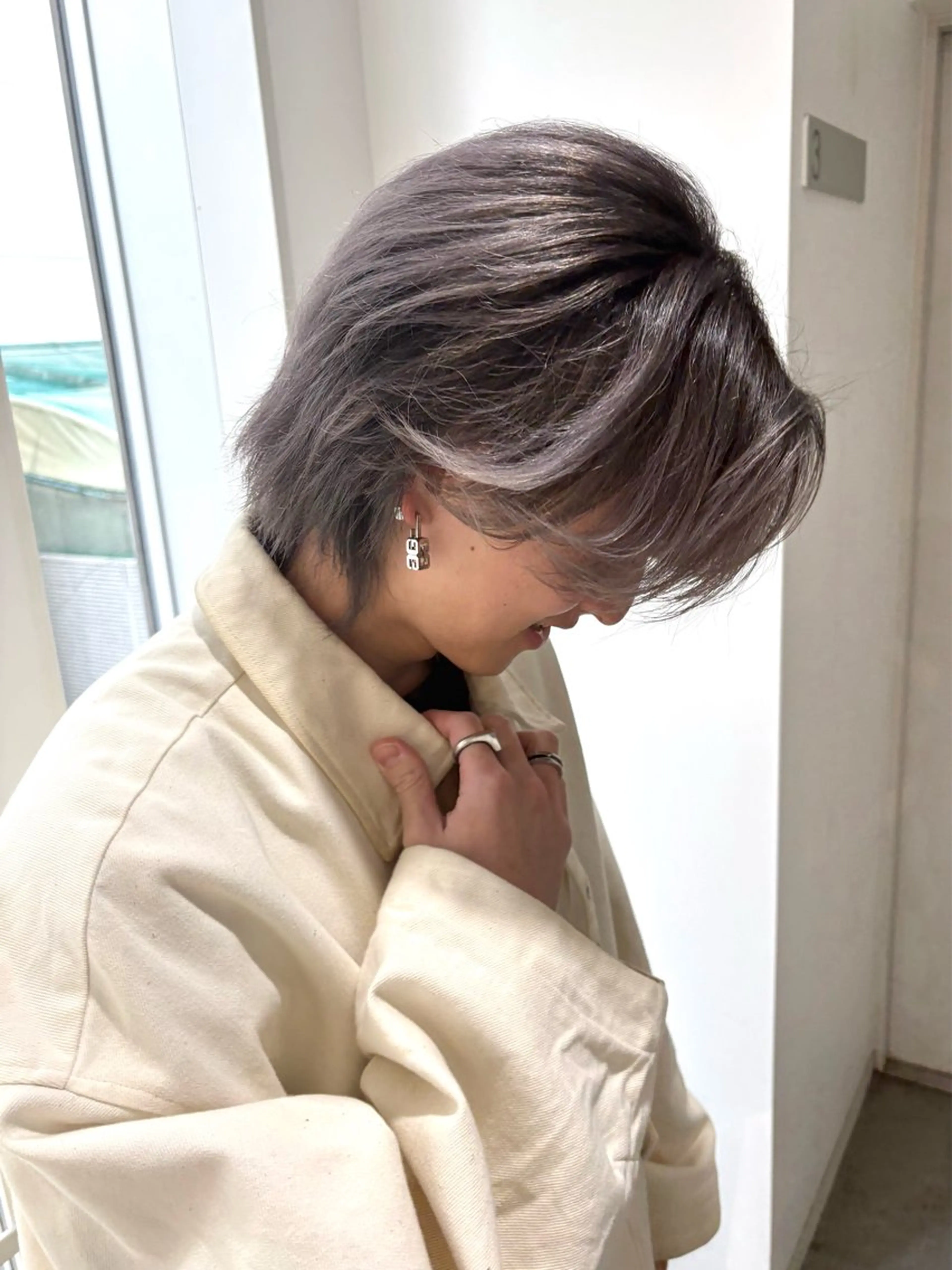 メンズ メンズバレイヤージュ ‎しゅり🇰🇷 日韓MIXメンズヘアのヘアスタイル