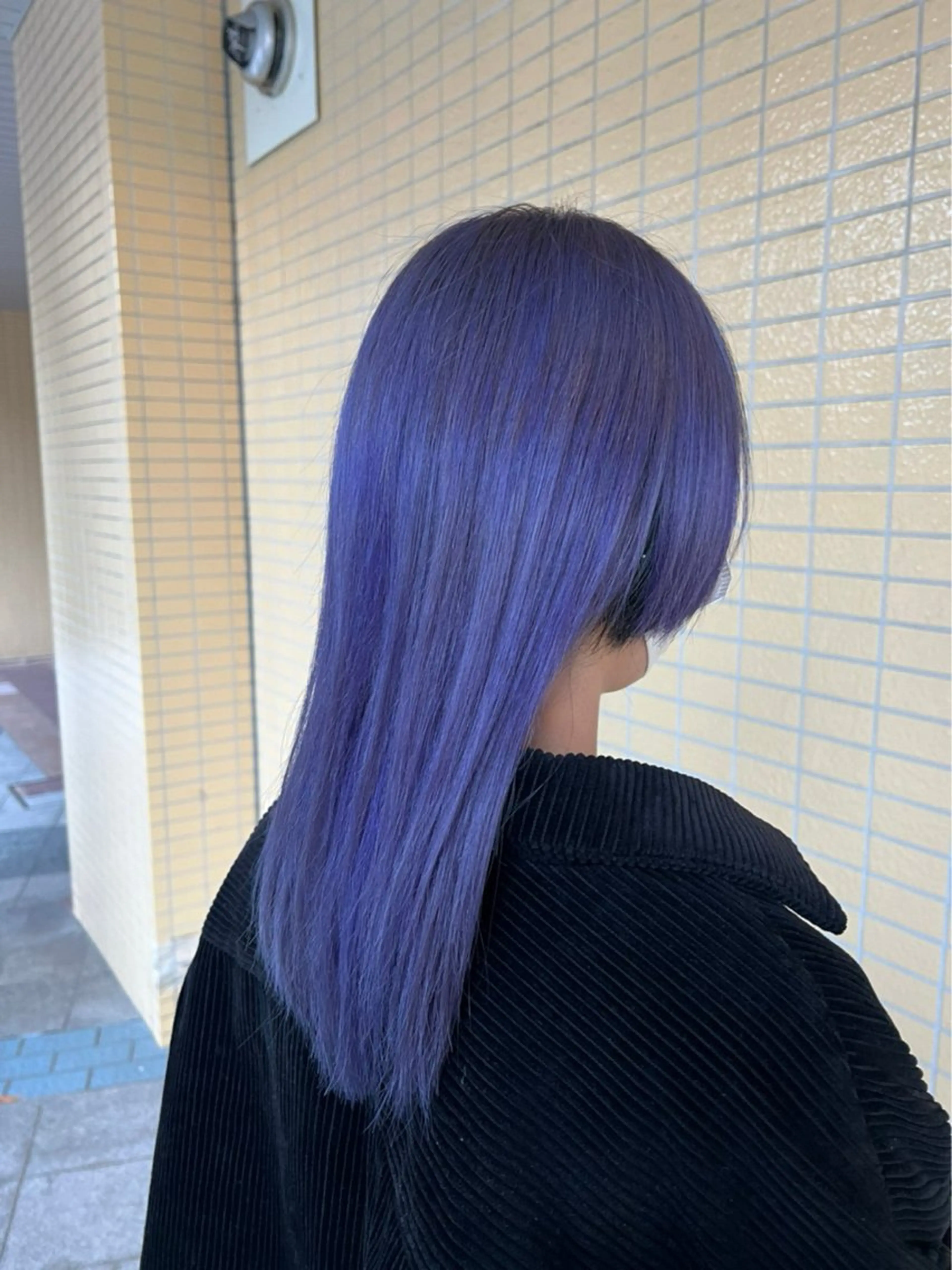 セミロング カラー ダブルカラー 佐々木 政徳のヘアスタイル