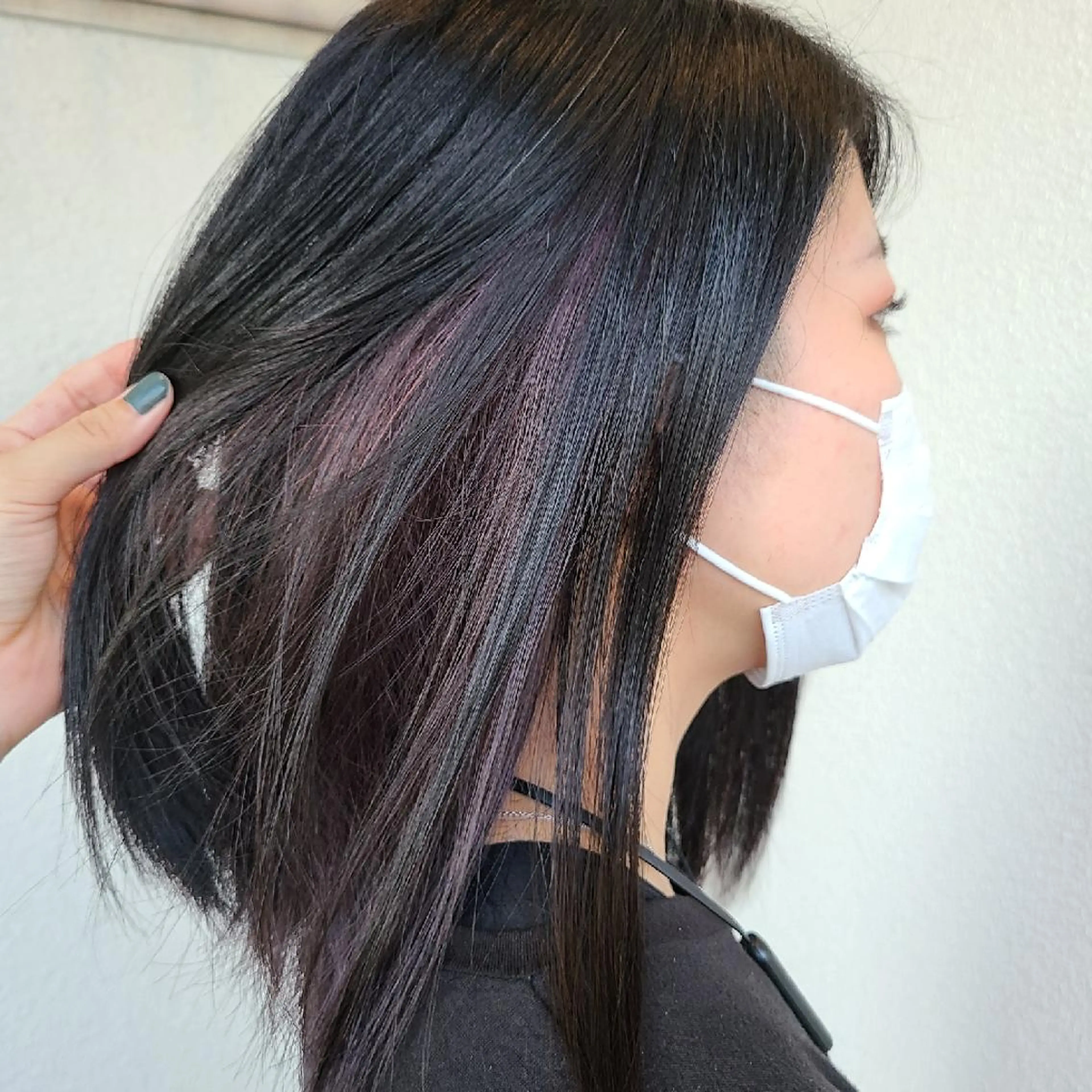 カラー ミディアム ブリーチ ヘアカラー Hazumi Ayanoのヘアスタイル