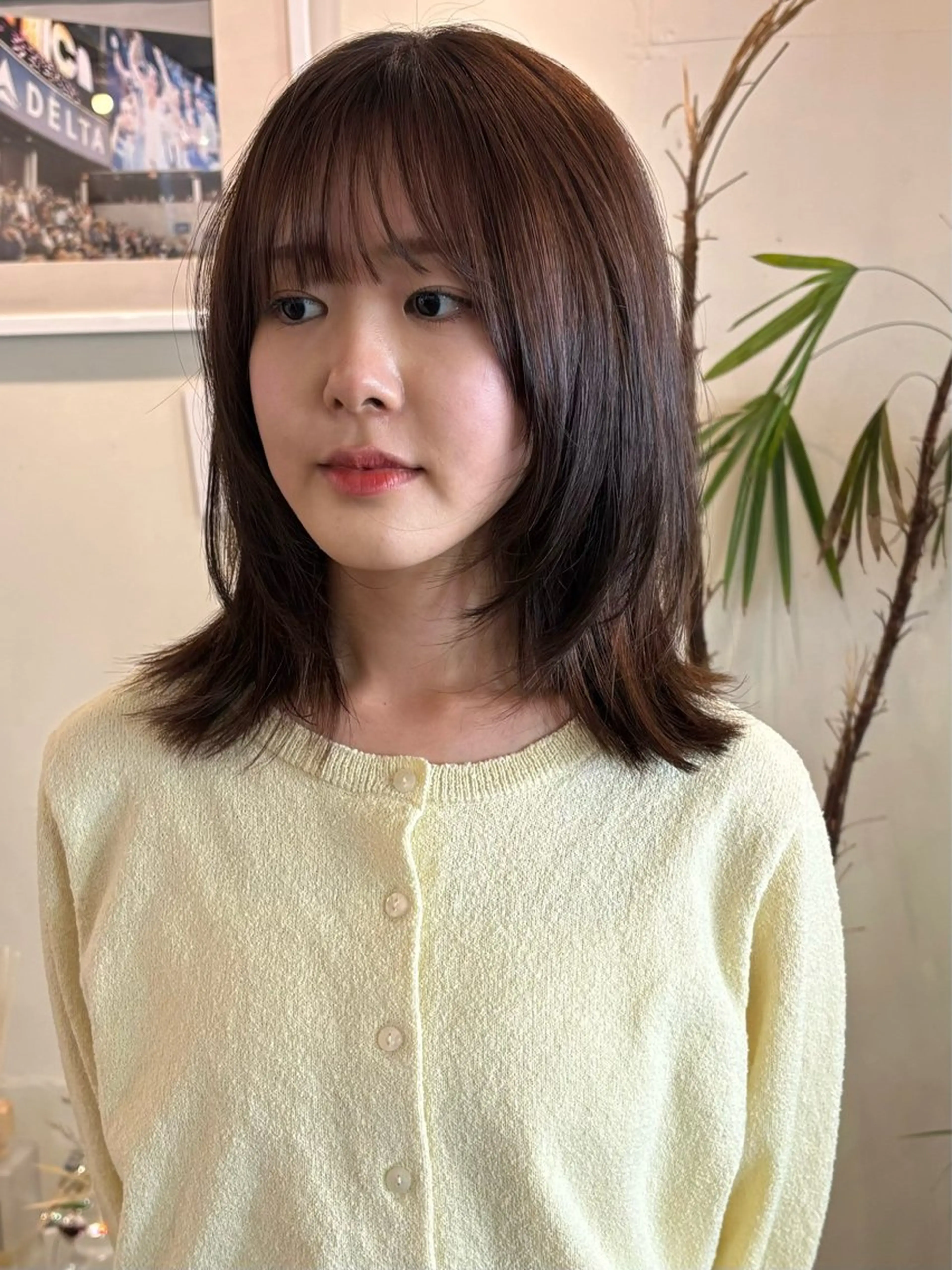 ミディアム カラー レイヤーカット カット ヘアカラー les baladins du miroir所属・🍃YURI 🍃のヘアスタイル