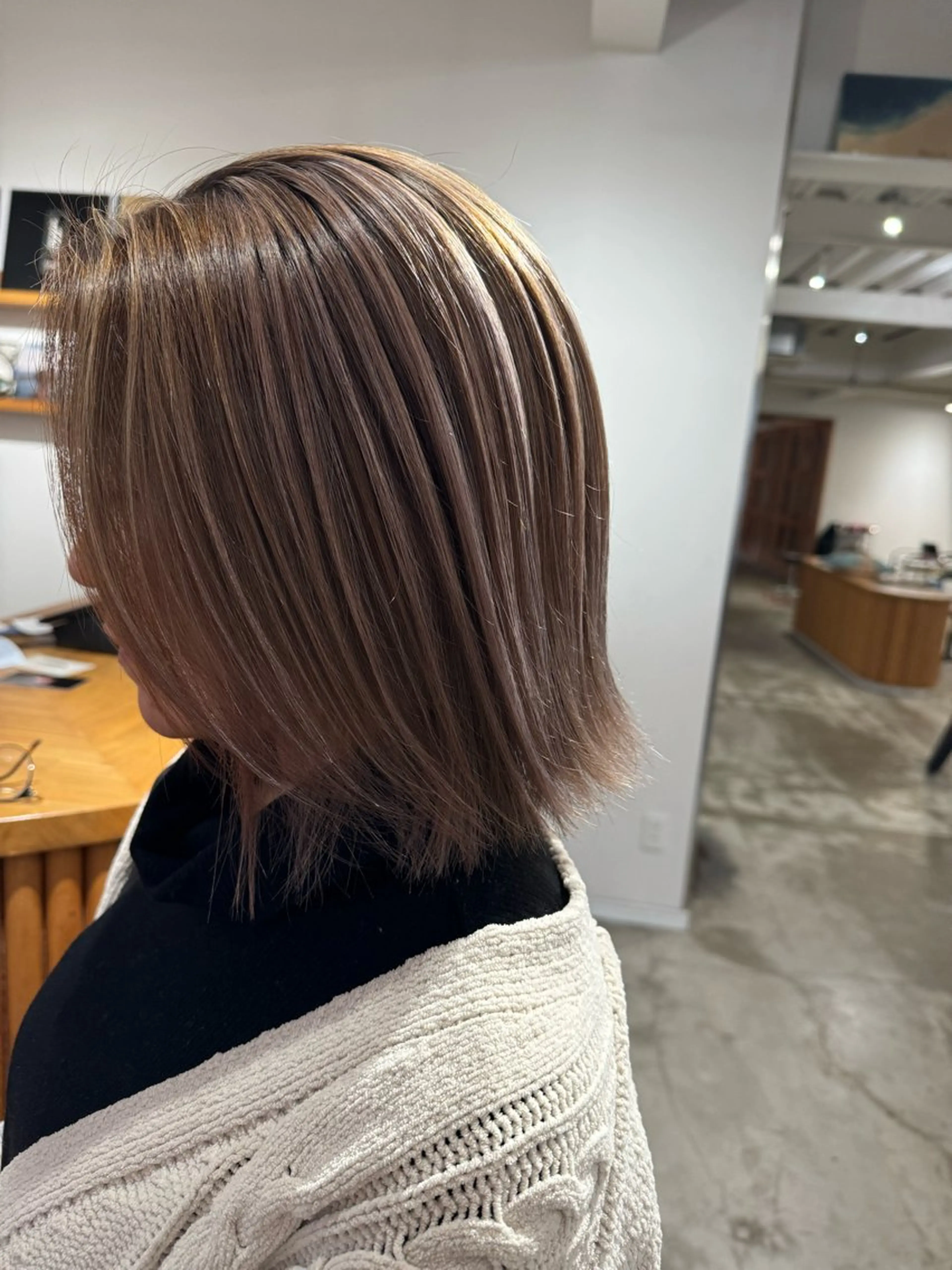 カラー KOU×北谷× BY MY SIDEのヘアスタイル