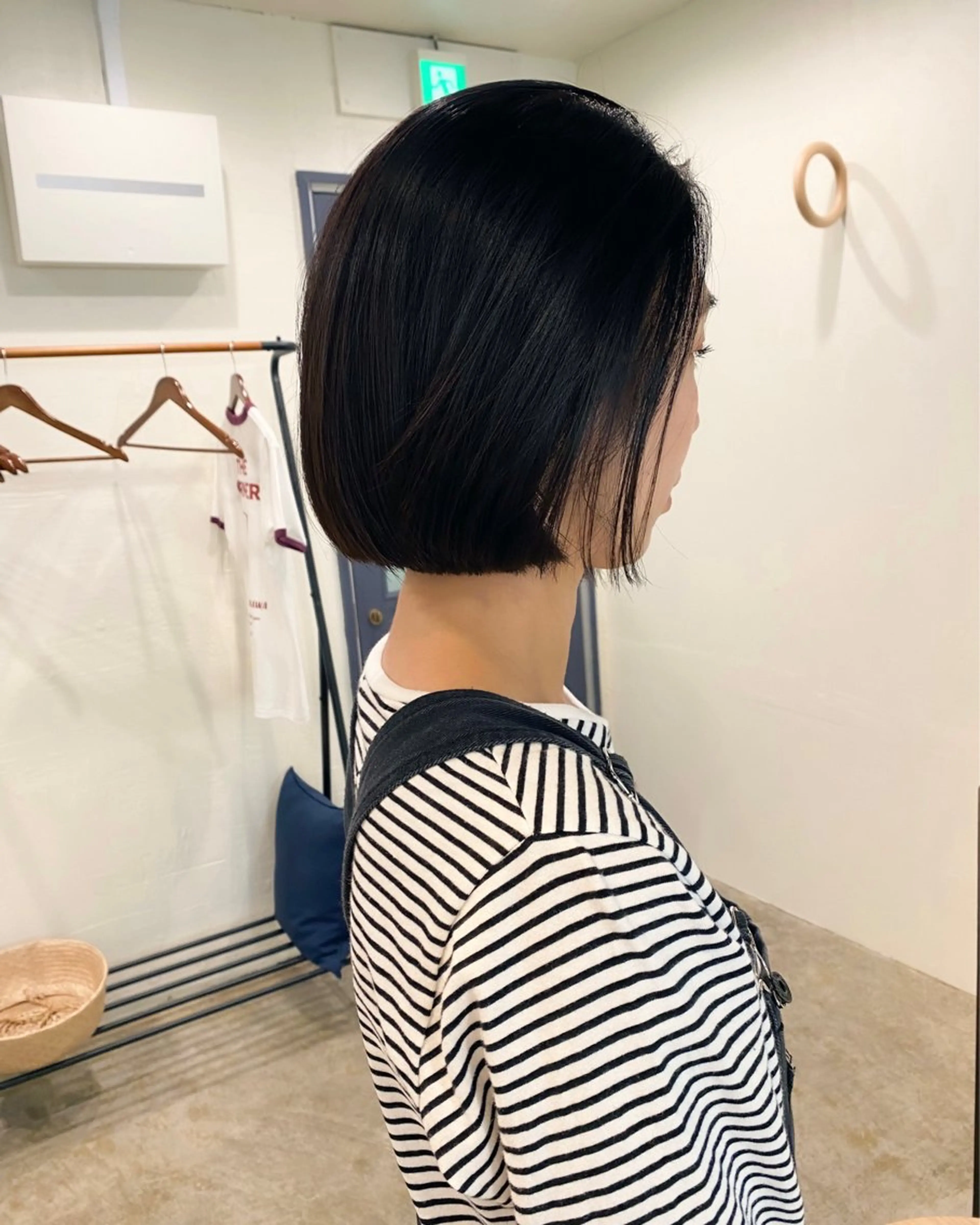 ショート カラー ボブ 板谷みさき /艶ボブ/藤沢美容室のヘアスタイル