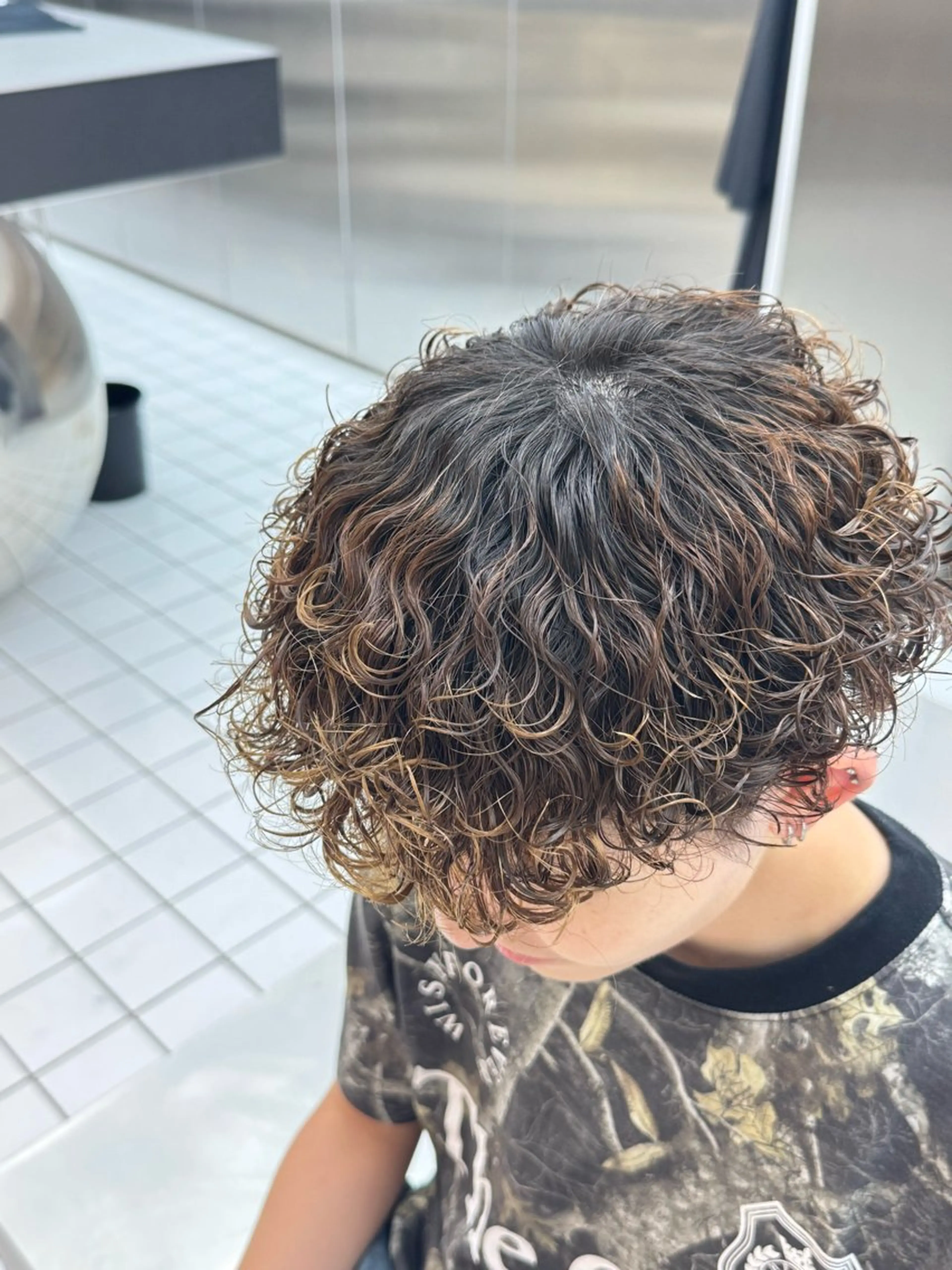 ショート パーマ カット パーマ fifth 児玉達哉 当日予約🙆のヘアスタイル