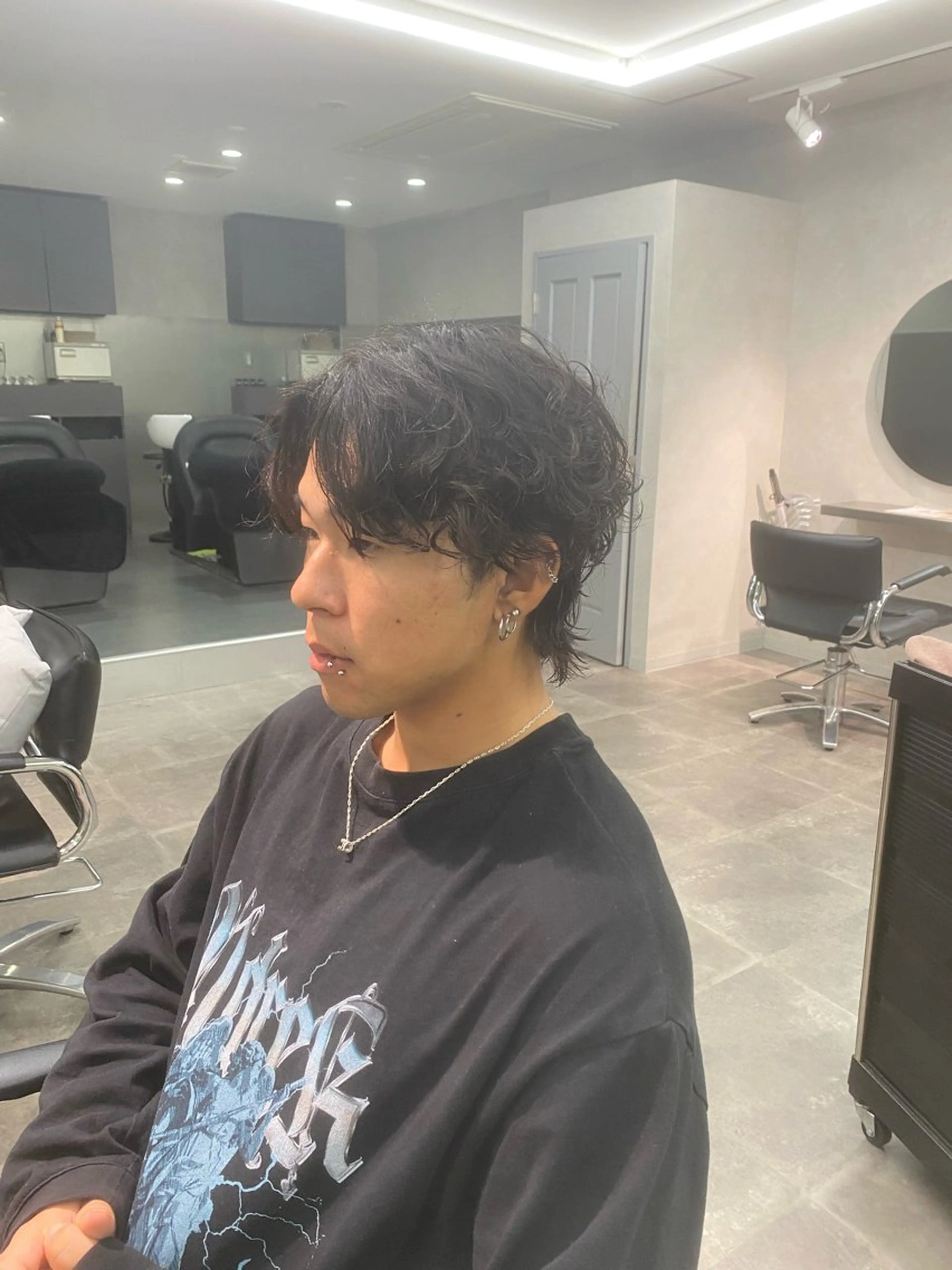 パーマ メンズ カット パーマ 進藤彪雅/メンズ/ 千葉駅【GENiE】のヘアスタイル