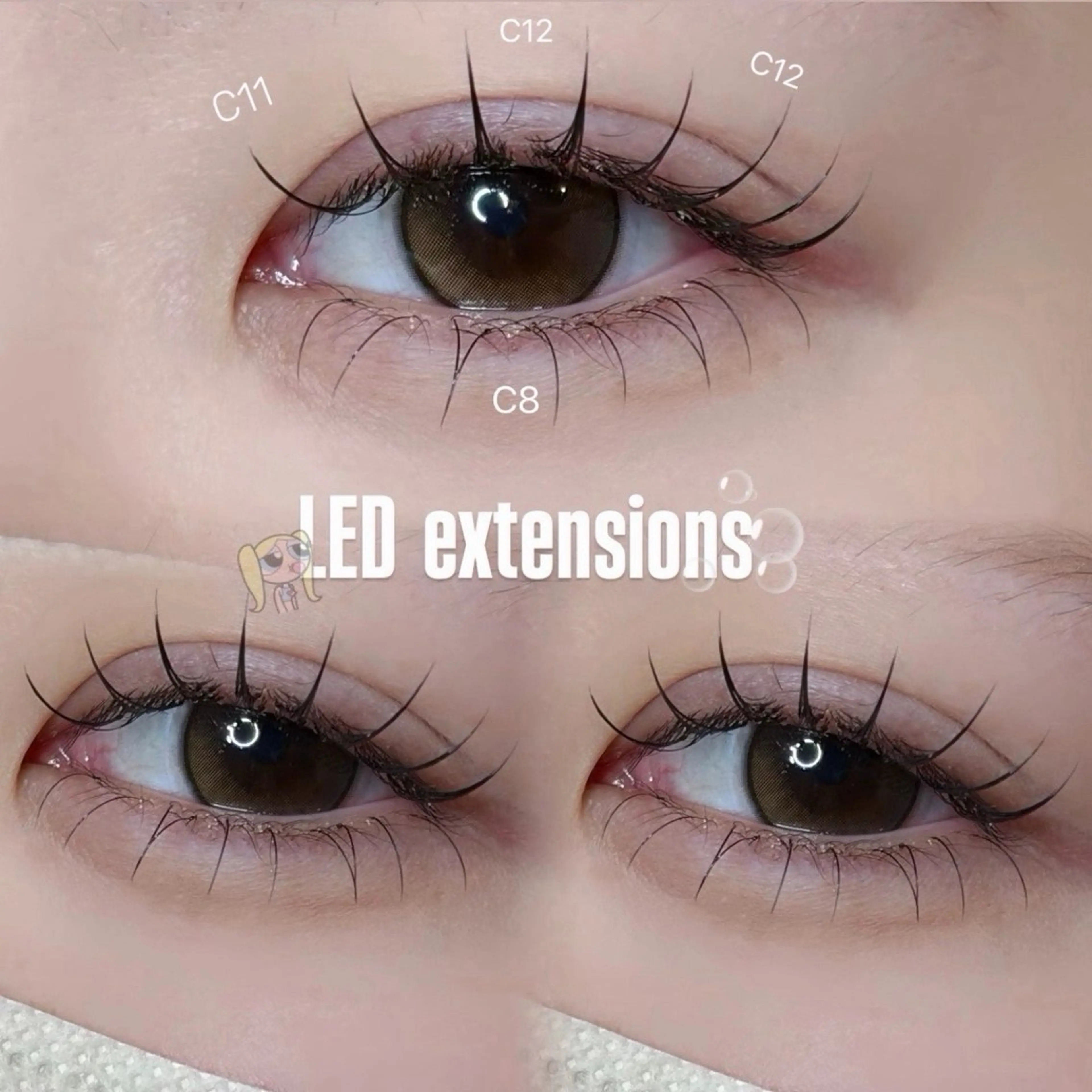 マツエク・マツパ マツパ 安田 萌夏のマツエク・マツパデザイン