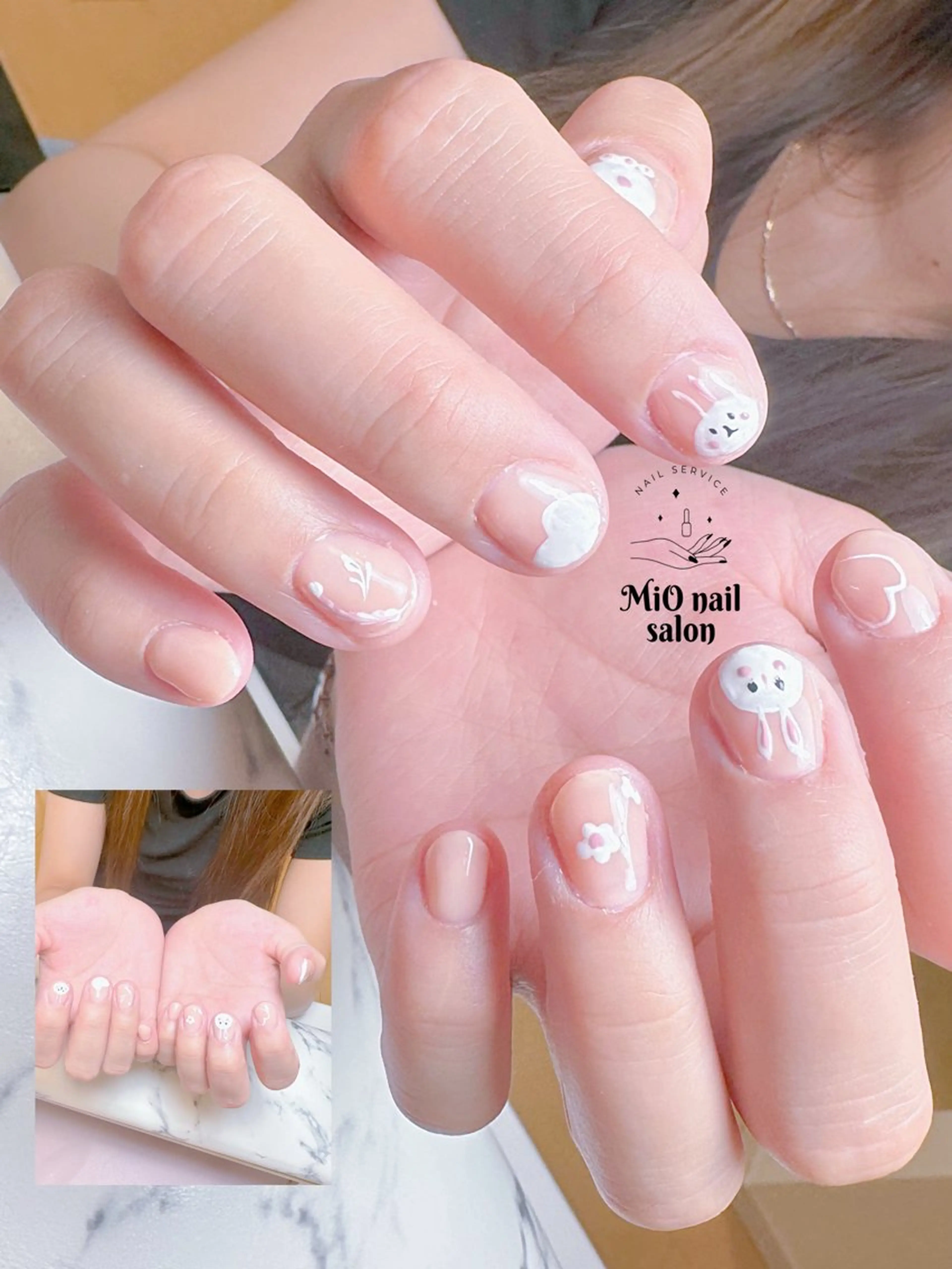 ネイル キラキラネイル 韓国ネイル ラメ(グリッター) ネイルチップ MiO Nailのネイルデザイン