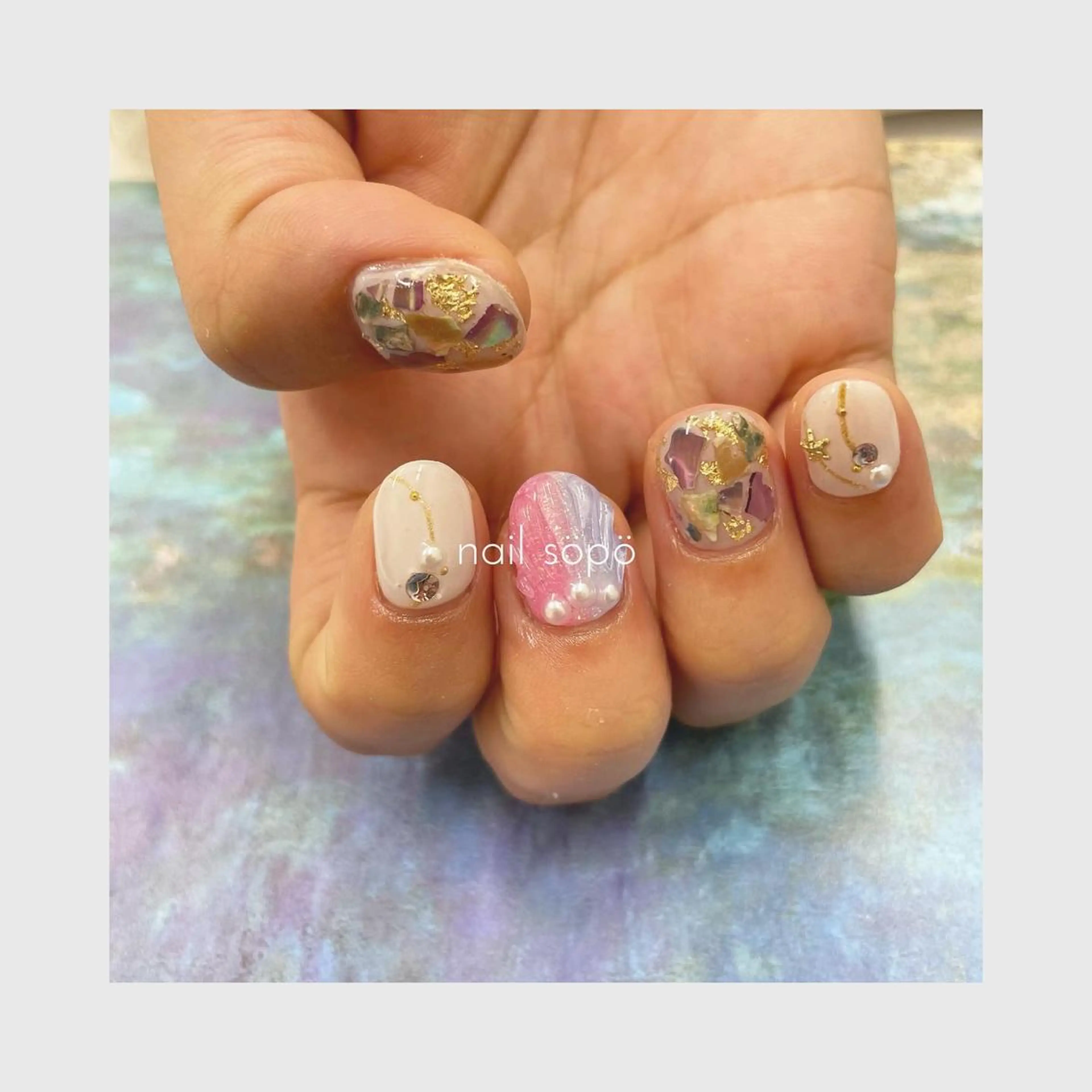 ネイル 自由が丘✳︎奥沢 nail söpöのネイルデザイン