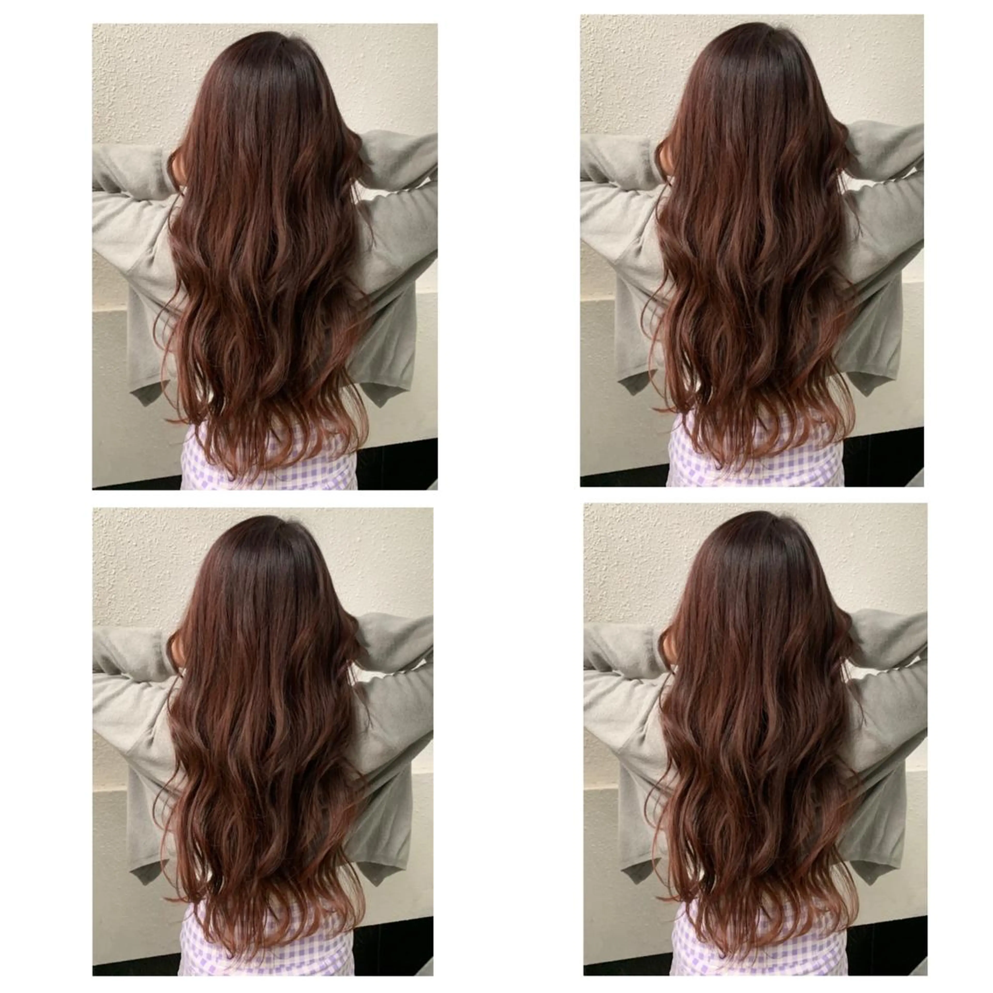 ロング カラー アッシュ バレイヤージュ ブリーチ デザインカラー グレージュ カット ヘアカラー 京都大人女性ショート 徒歩1分/秋山のヘアスタイル