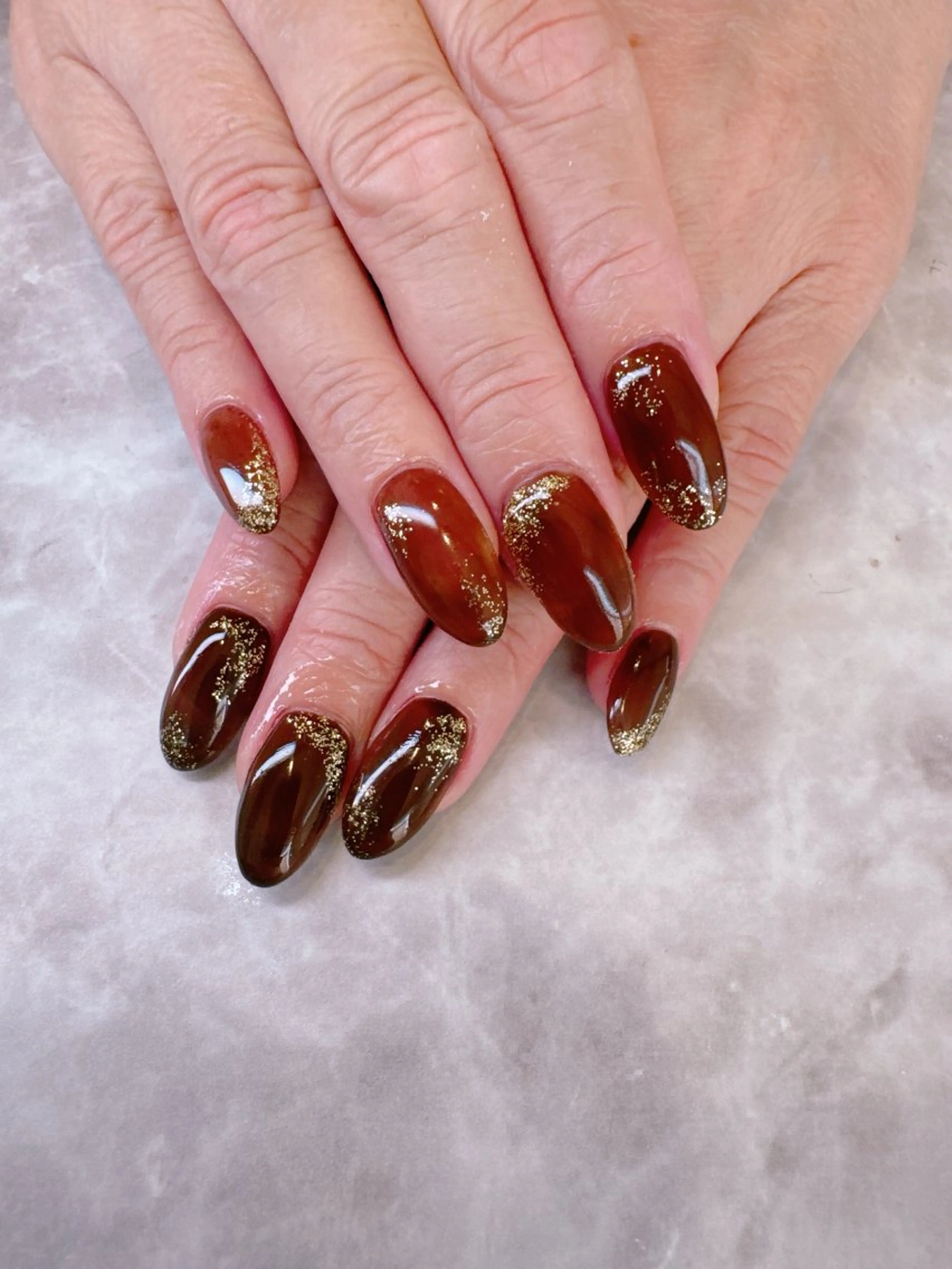 ネイル ラメ(グリッター) ハンドネイル olim nailspaceのネイルデザイン