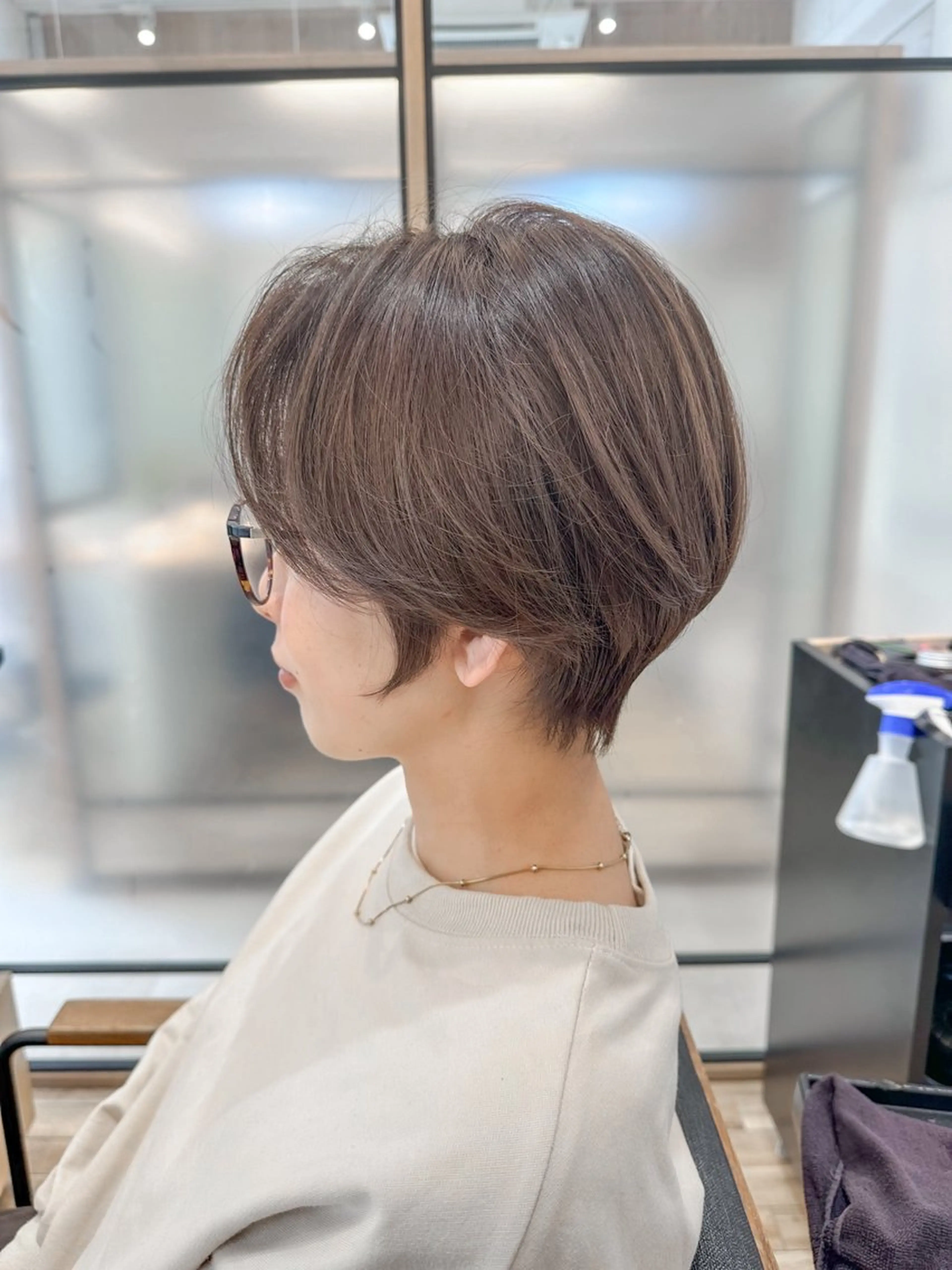 ショート シノハラ ガクト ショート/白髪ぼかしのヘアスタイル