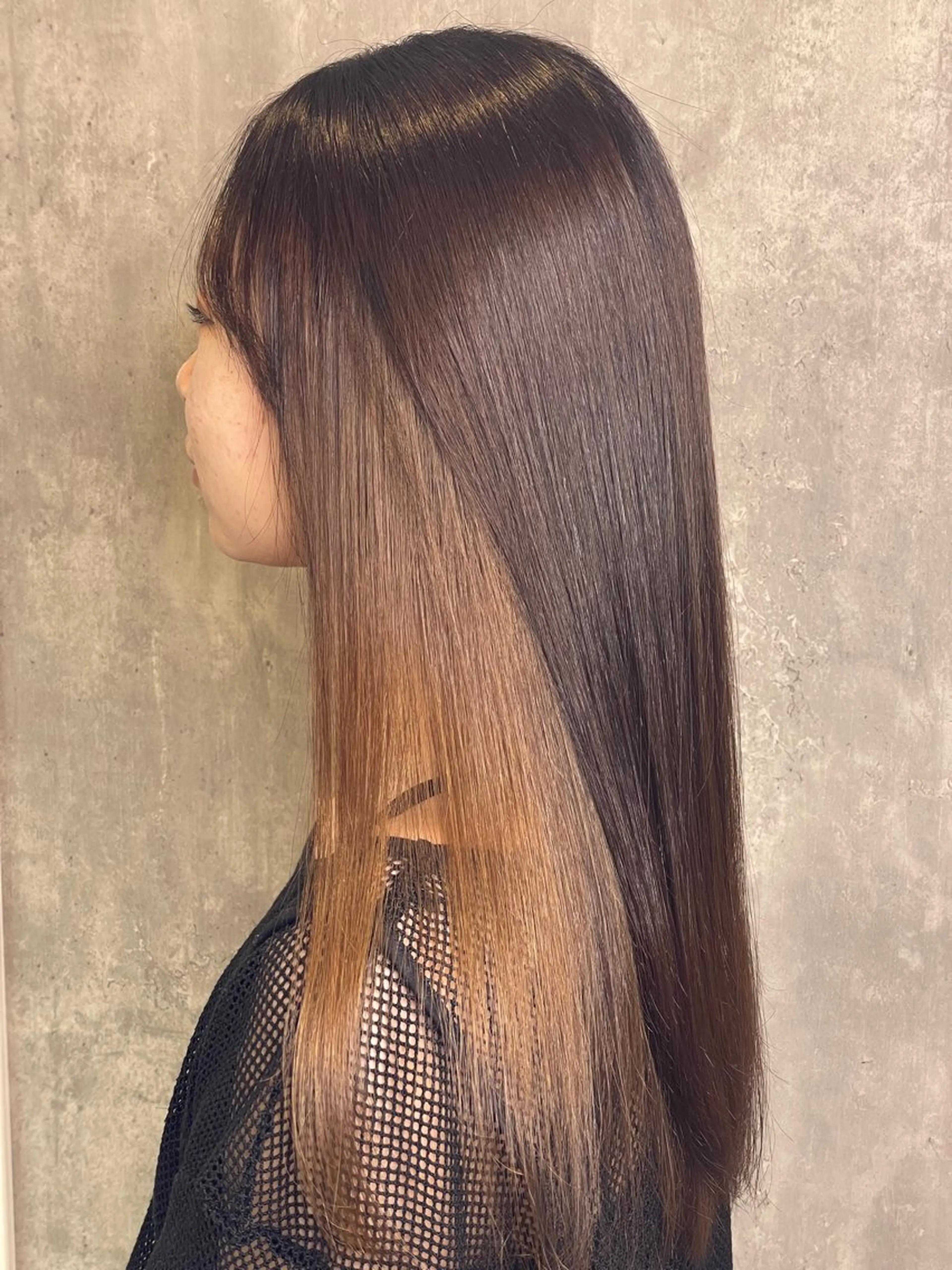 🔥外国人風グラデーションやハイライト(ブロードライ込み）🔥土日祝＋2200円の写真