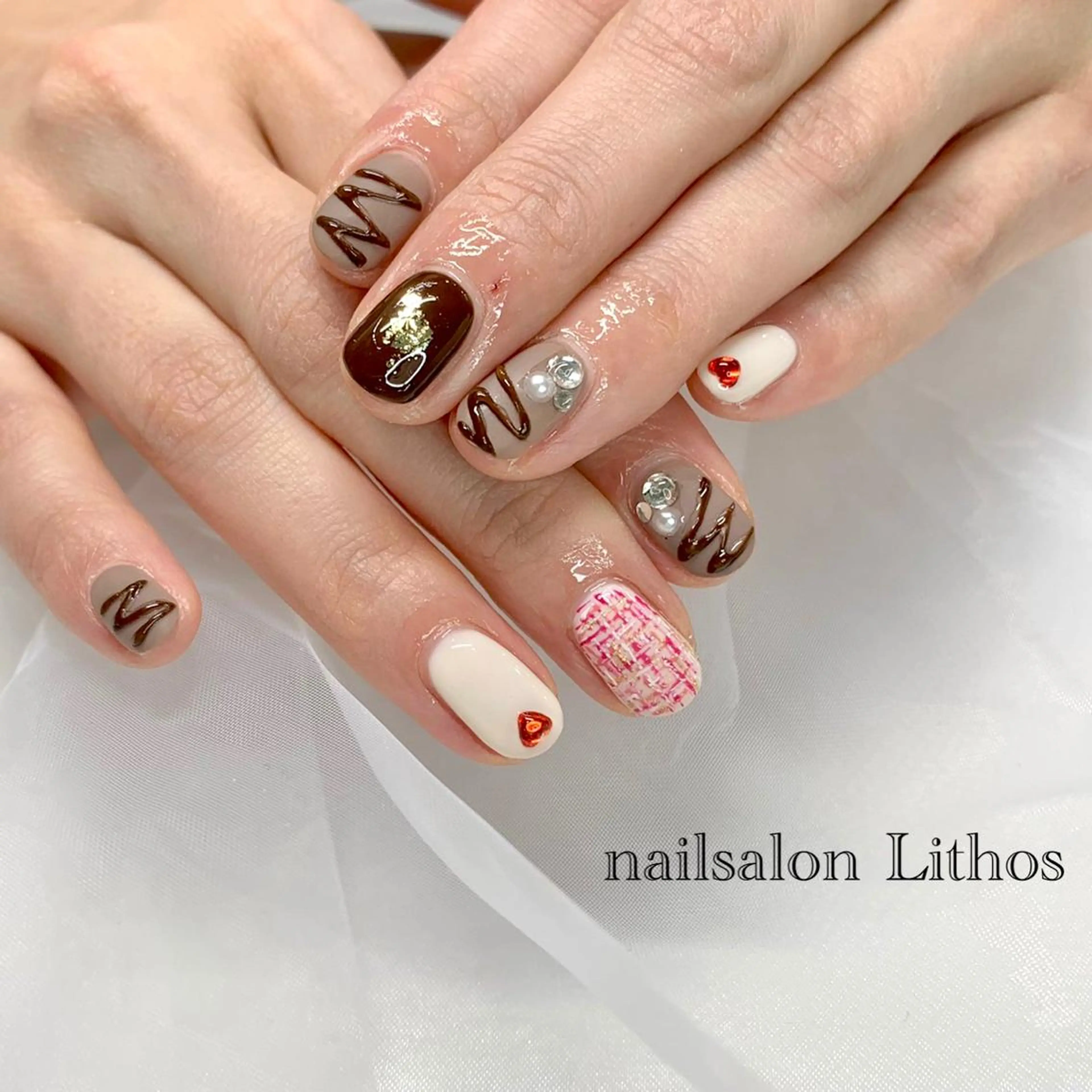 ネイル ハンドネイル nailsalon Lithos所属・nailsalon Recontreのネイルデザイン