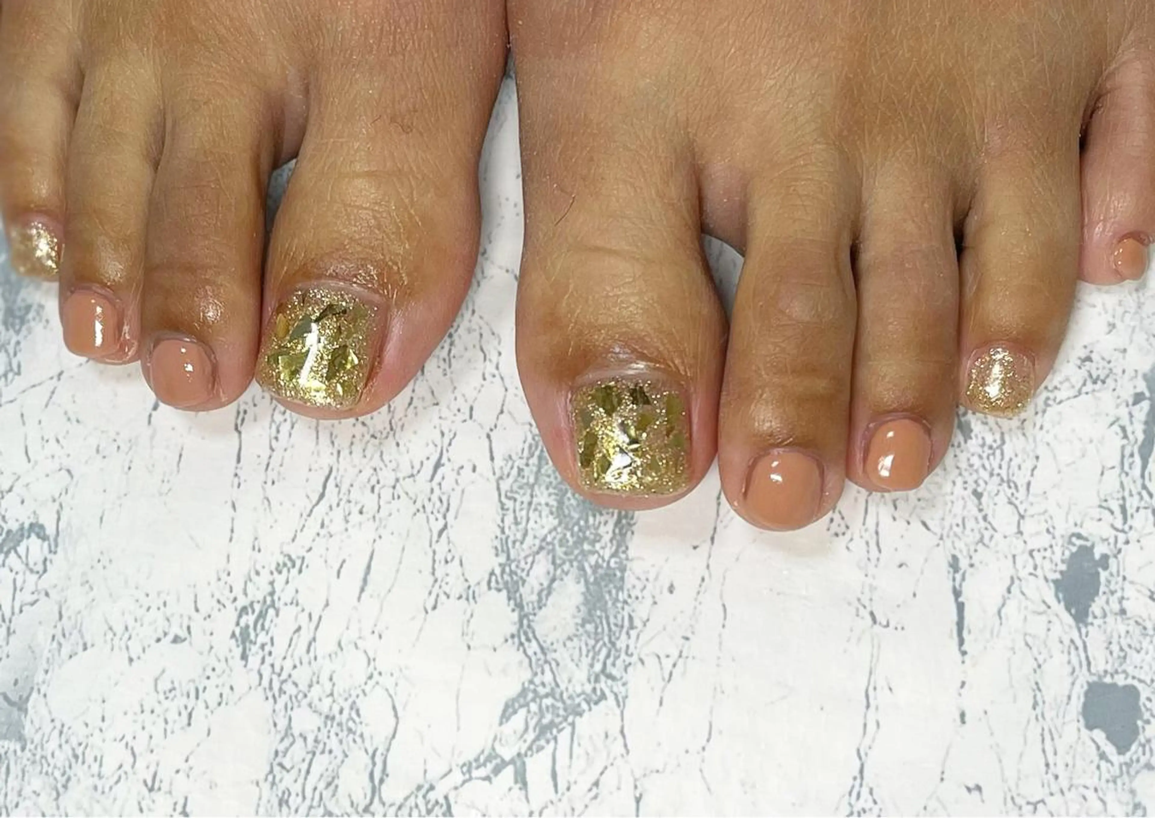 ネイル フットネイル ニュアンスネイル シンプルネイル 春ネイル 夏ネイル ネイル フフラ所属・nail fufla ♡yamane♡のネイルデザイン