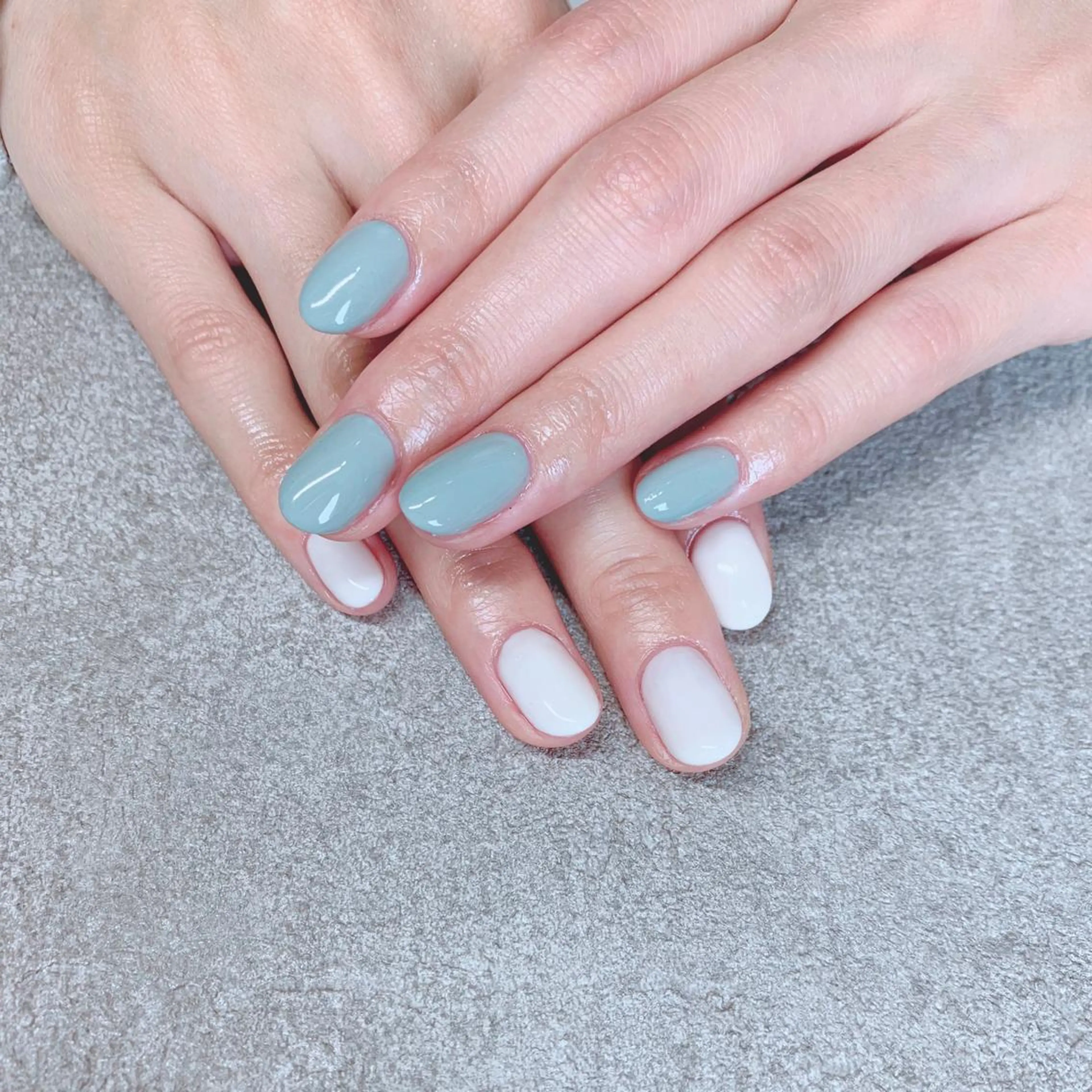 カラー ネイル ハンドネイル Cozy_ ilumのネイルデザイン